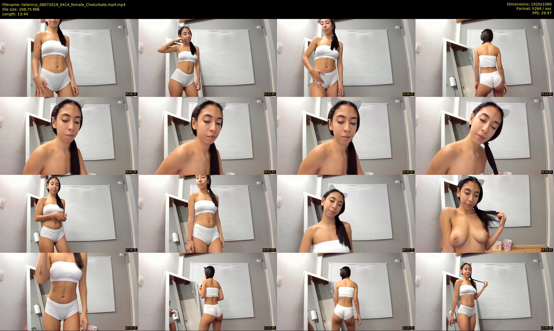 helenrus — 14 minute Chaturbate female cam show recording, 1080p, Jul 8, 2019