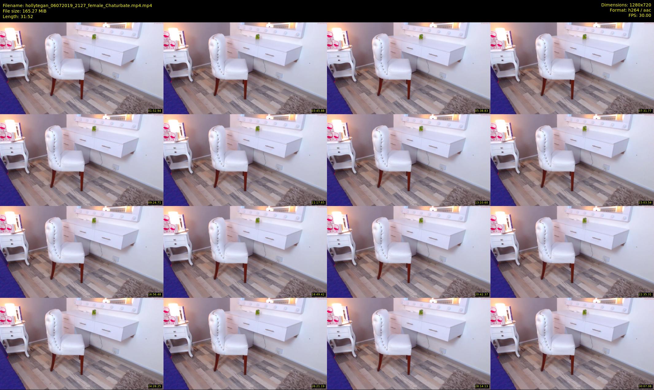 hollytegan — 32 minute Chaturbate female cam show recording, 720p, Jul 6, 2019