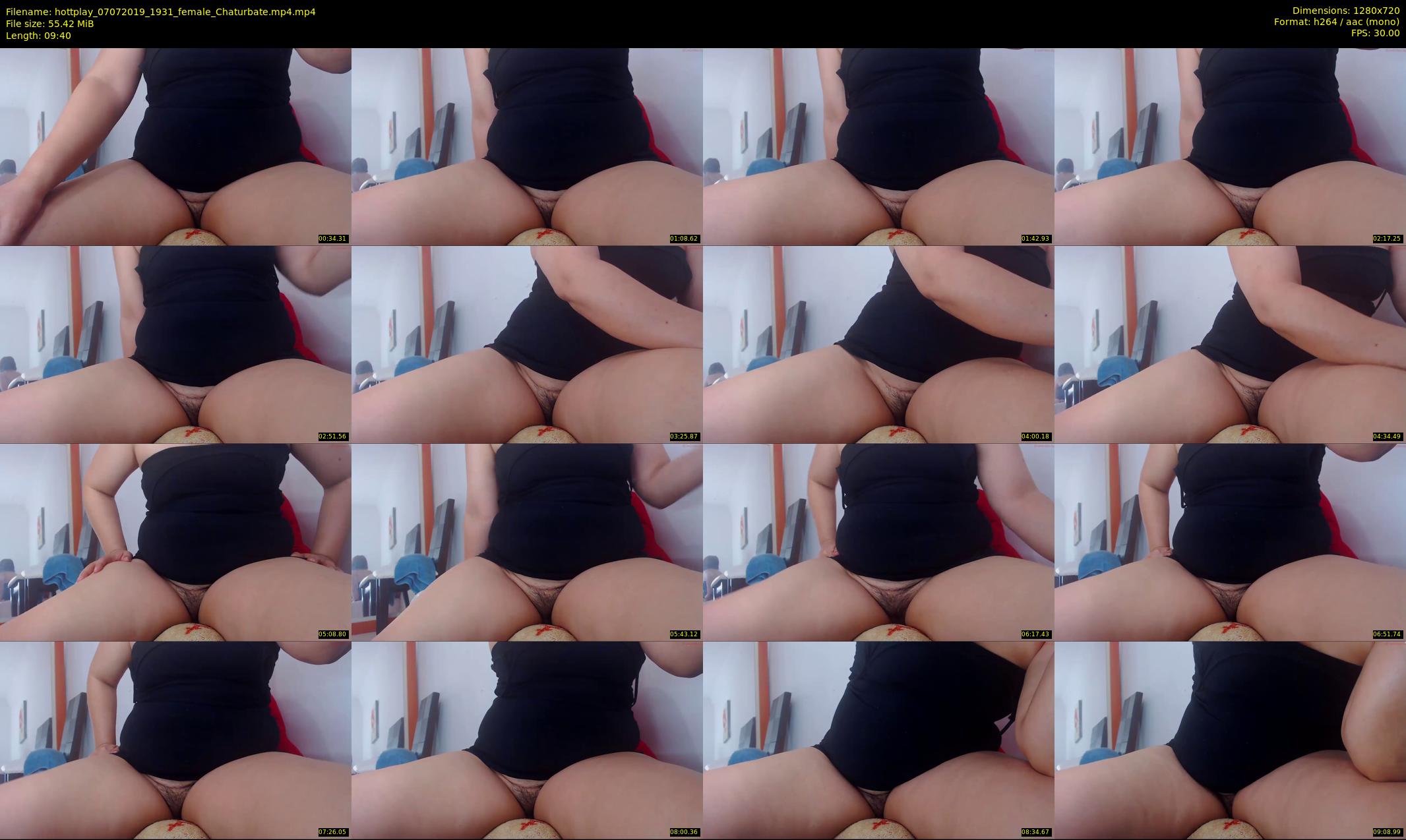 hottplay — 10 minute Chaturbate female cam show recording, 720p, Jul 7, 2019