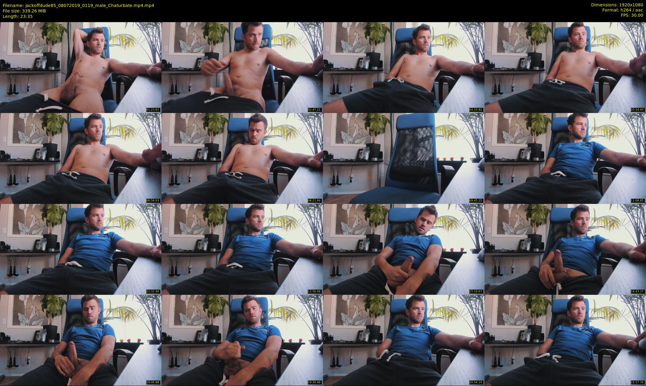 jackoffdude85 — 24 minute Chaturbate male cam show recording, 1080p, Jul 8, 2019