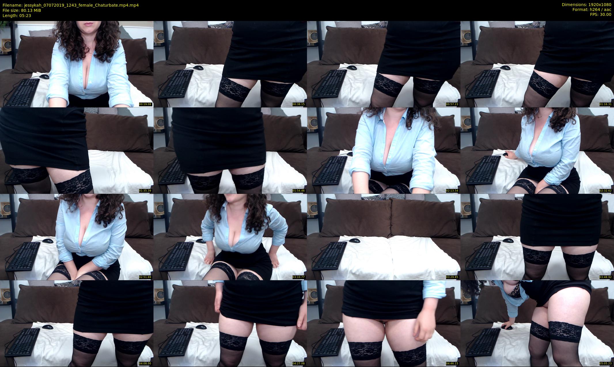 jessykah — 6 minute Chaturbate female cam show recording, 1080p, Jul 7, 2019