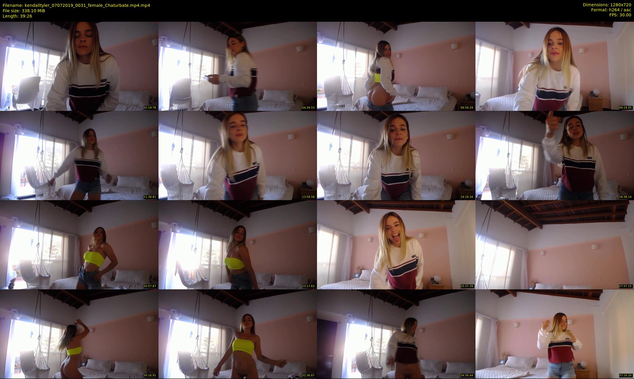 kendalltyler — 40 minute Chaturbate female cam show recording, 720p, Jul 7, 2019