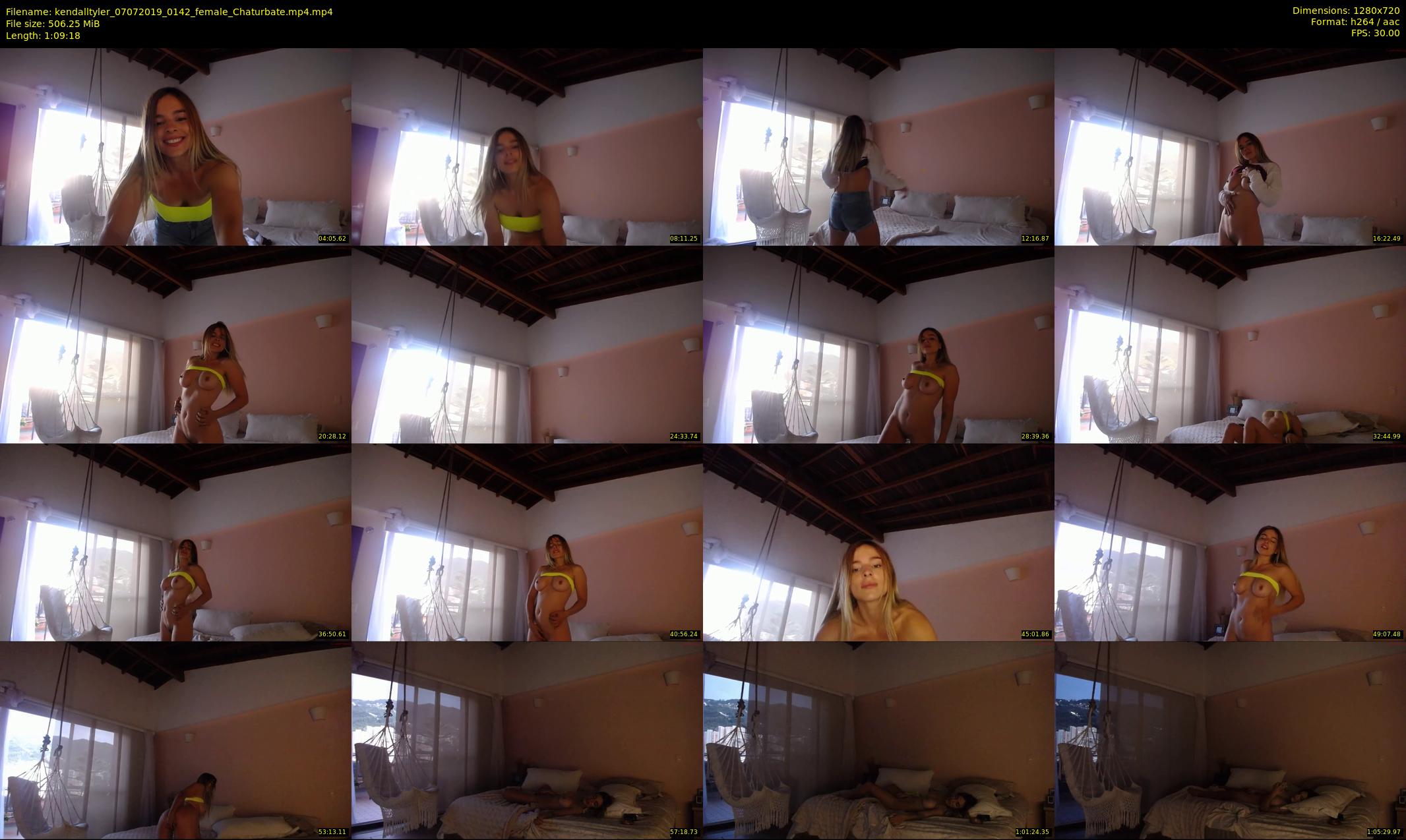 kendalltyler — 70 minute Chaturbate female cam show recording, 720p, Jul 7, 2019