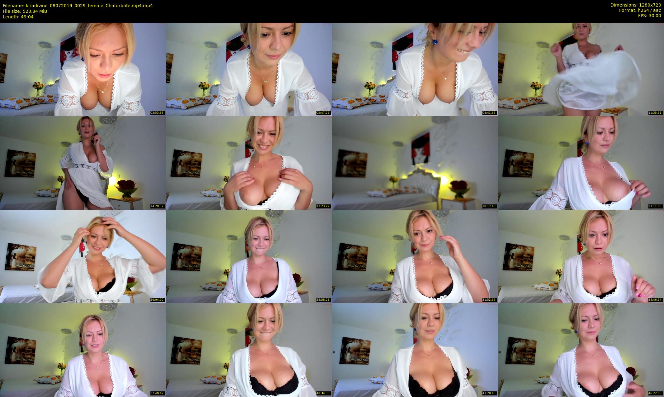 kiradivine — 50 minute Chaturbate female cam show recording, 720p, Jul 8, 2019