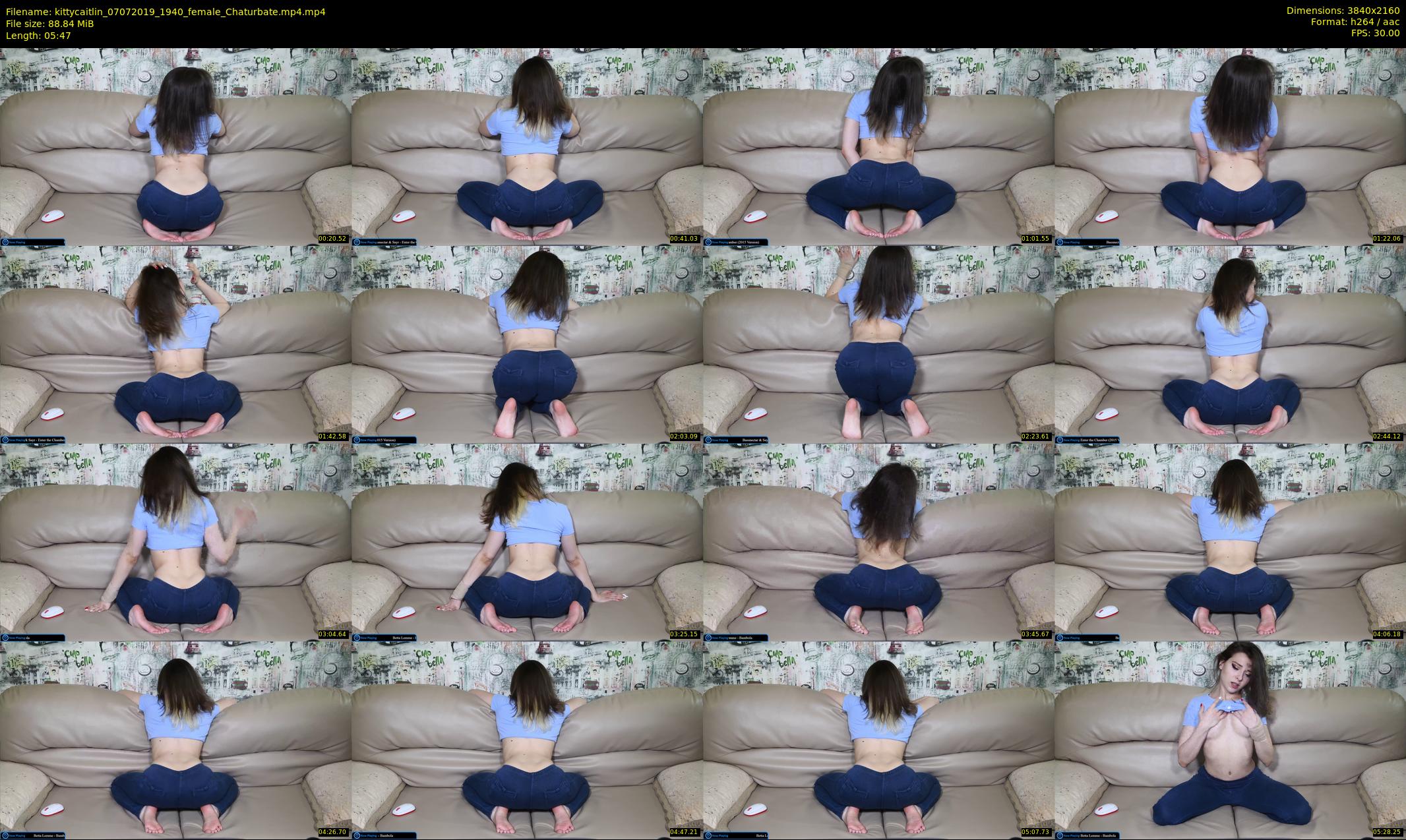 kittycaitlin — 6 minute Chaturbate female cam show recording, 4K, Jul 7, 2019