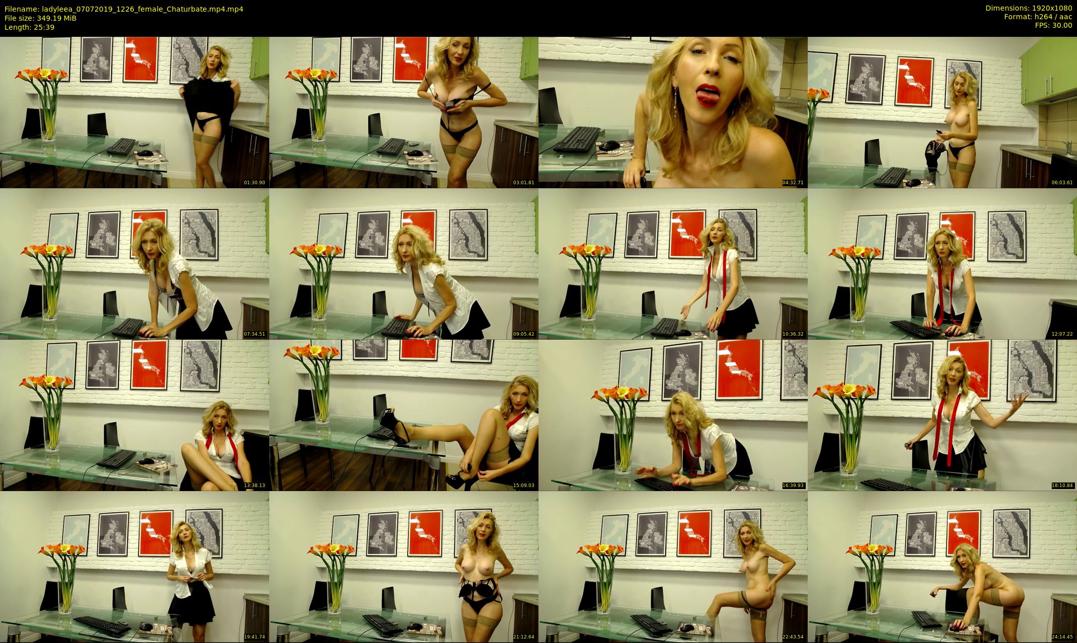 ladyleea — 26 minute Chaturbate female cam show recording, 1080p, Jul 7, 2019
