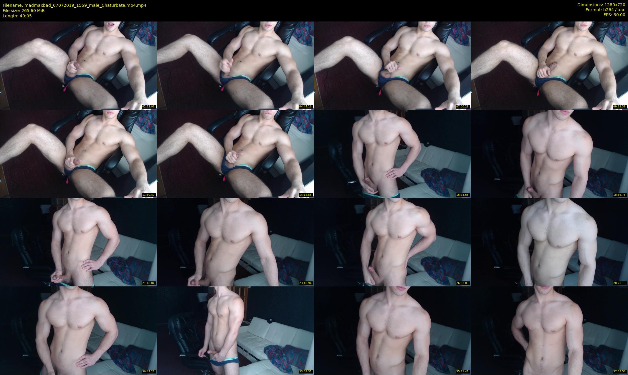 madmaxbad — 41 minute Chaturbate male cam show recording, 720p, Jul 7, 2019