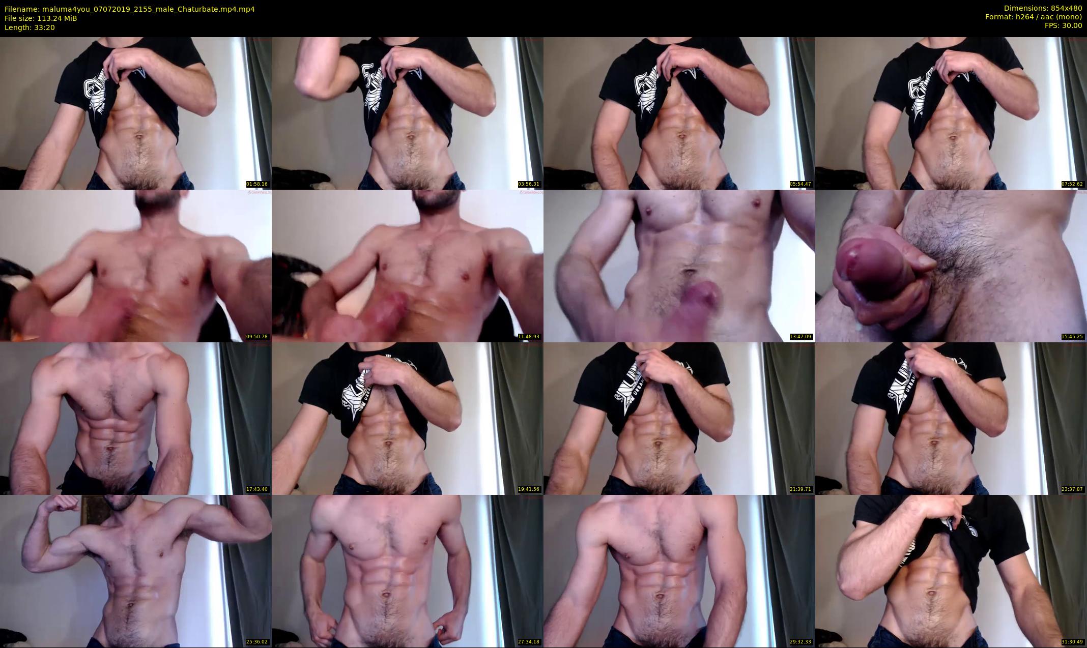 maluma4you — 34 minute Chaturbate male cam show recording, 480p, Jul 7, 2019