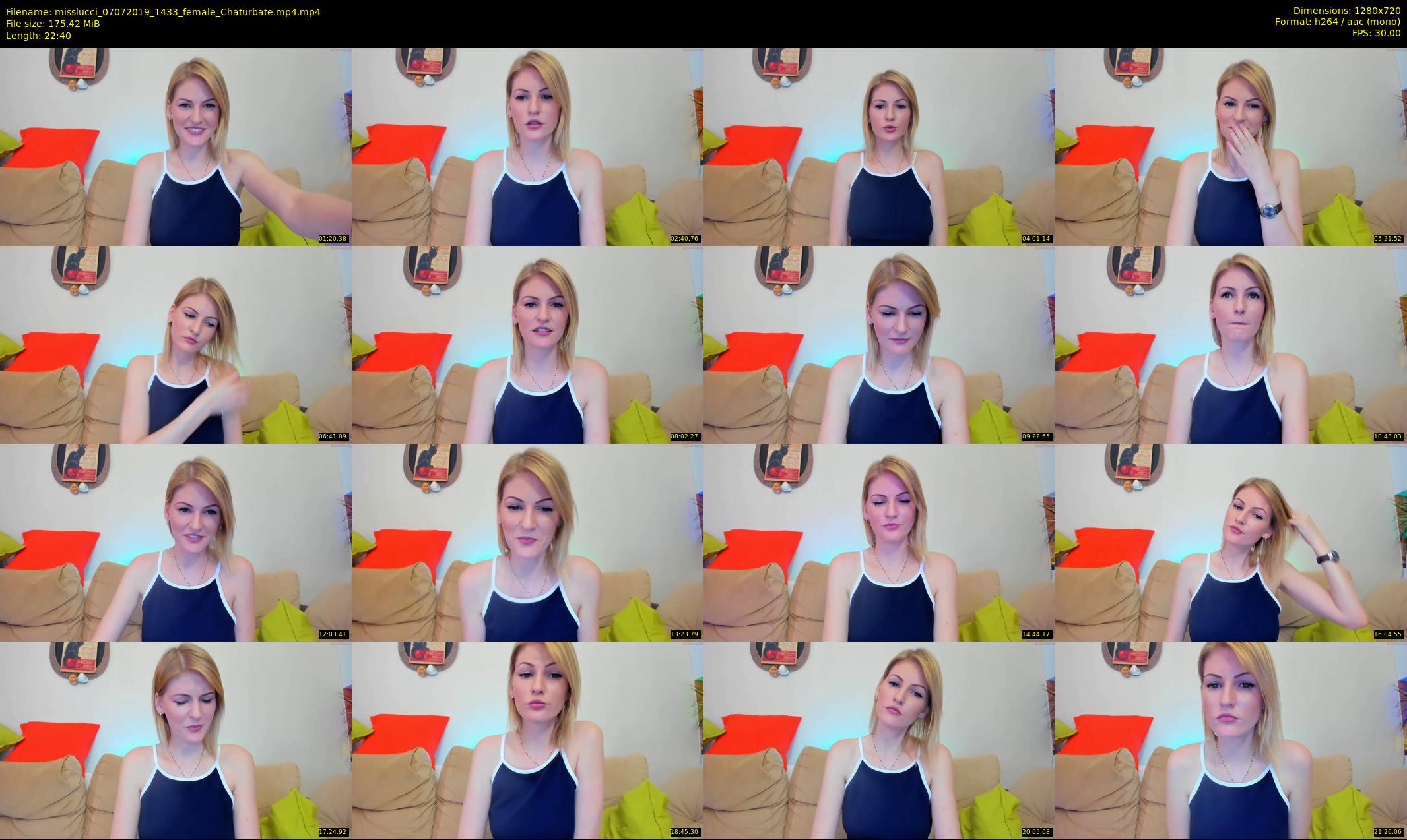 misslucci — 23 minute Chaturbate female cam show recording, 720p, Jul 7, 2019