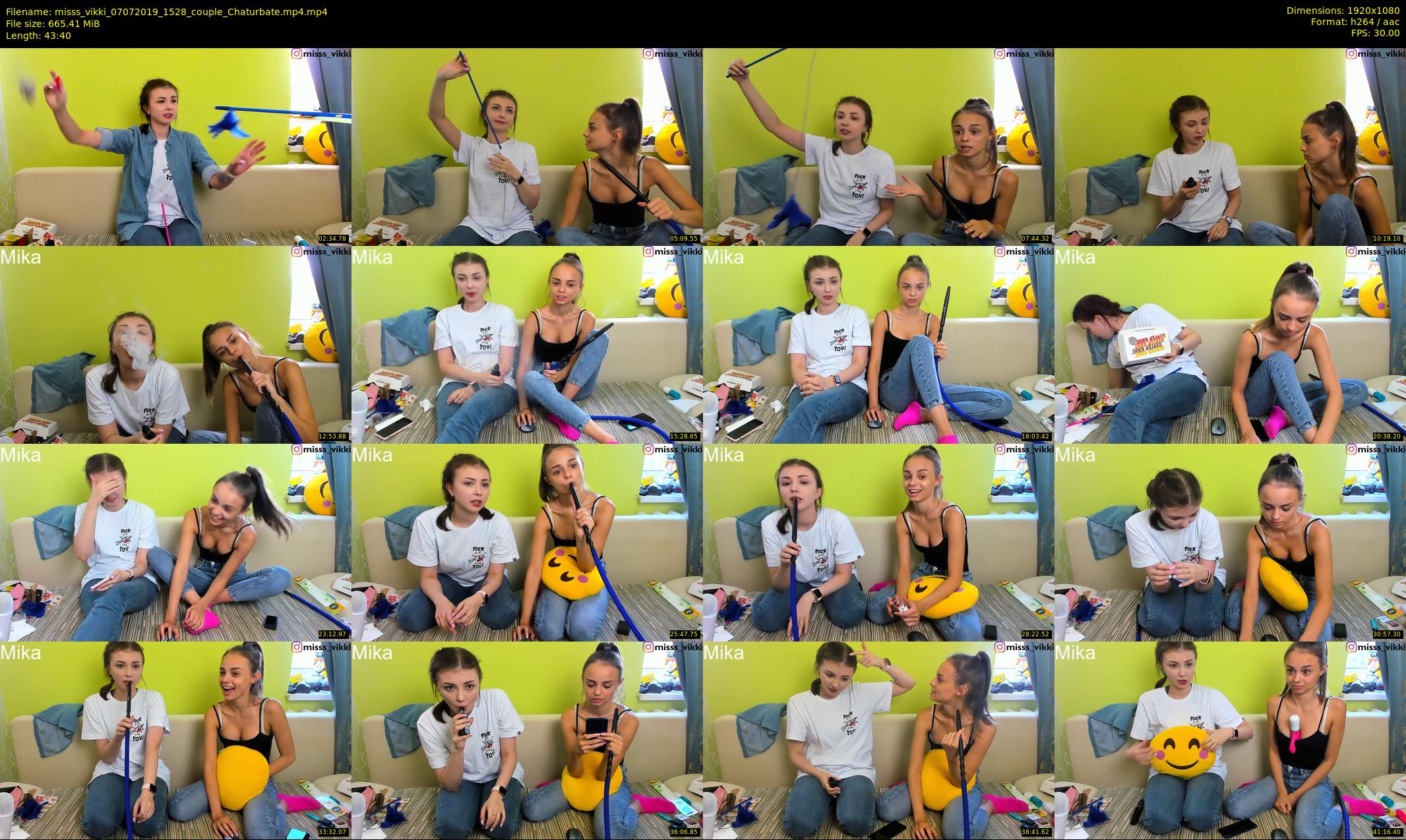 misss_vikki — 44 minute Chaturbate female cam show recording, 1080p, Jul 7, 2019