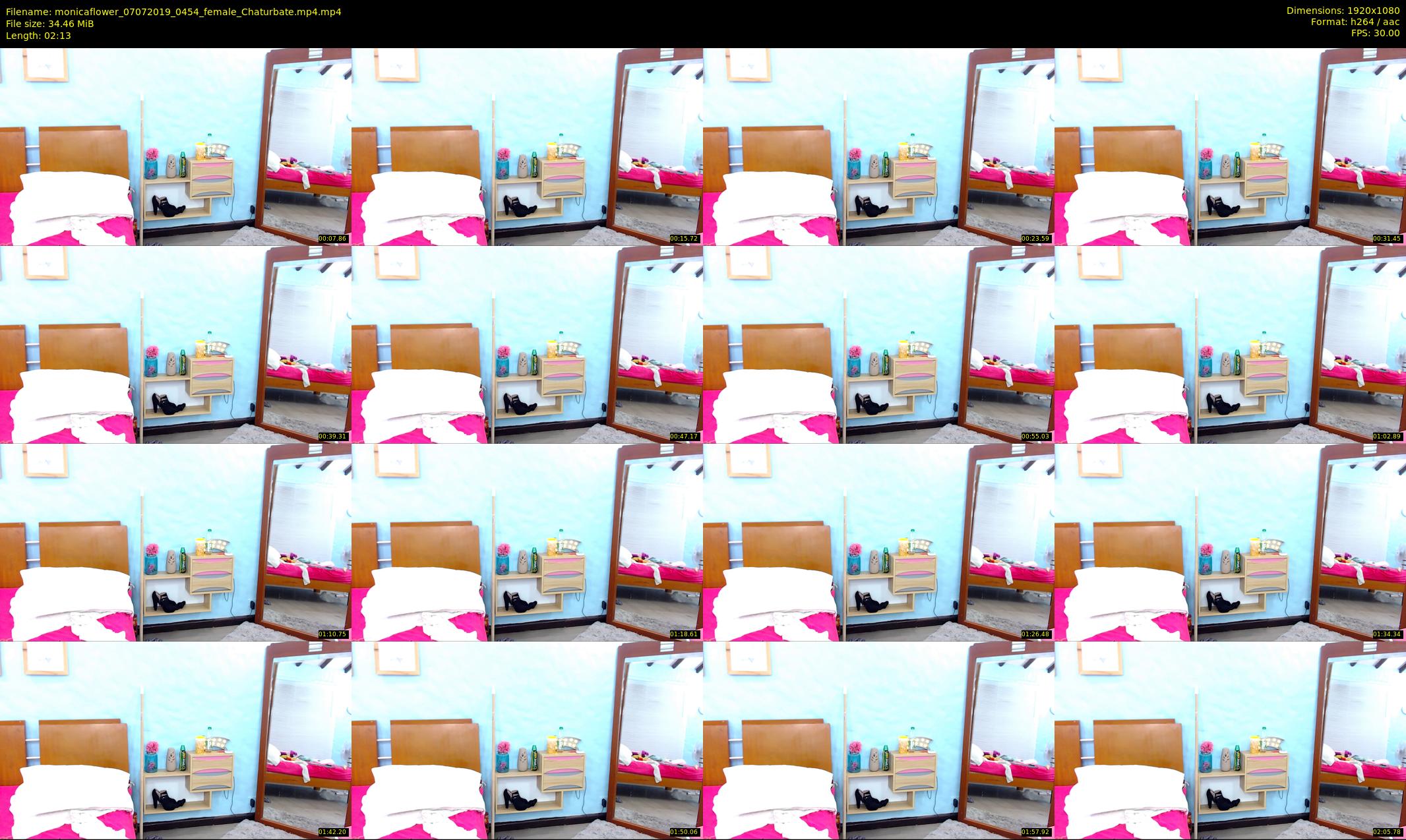 monicaflower — 3 minute Chaturbate female cam show recording, 1080p, Jul 7, 2019