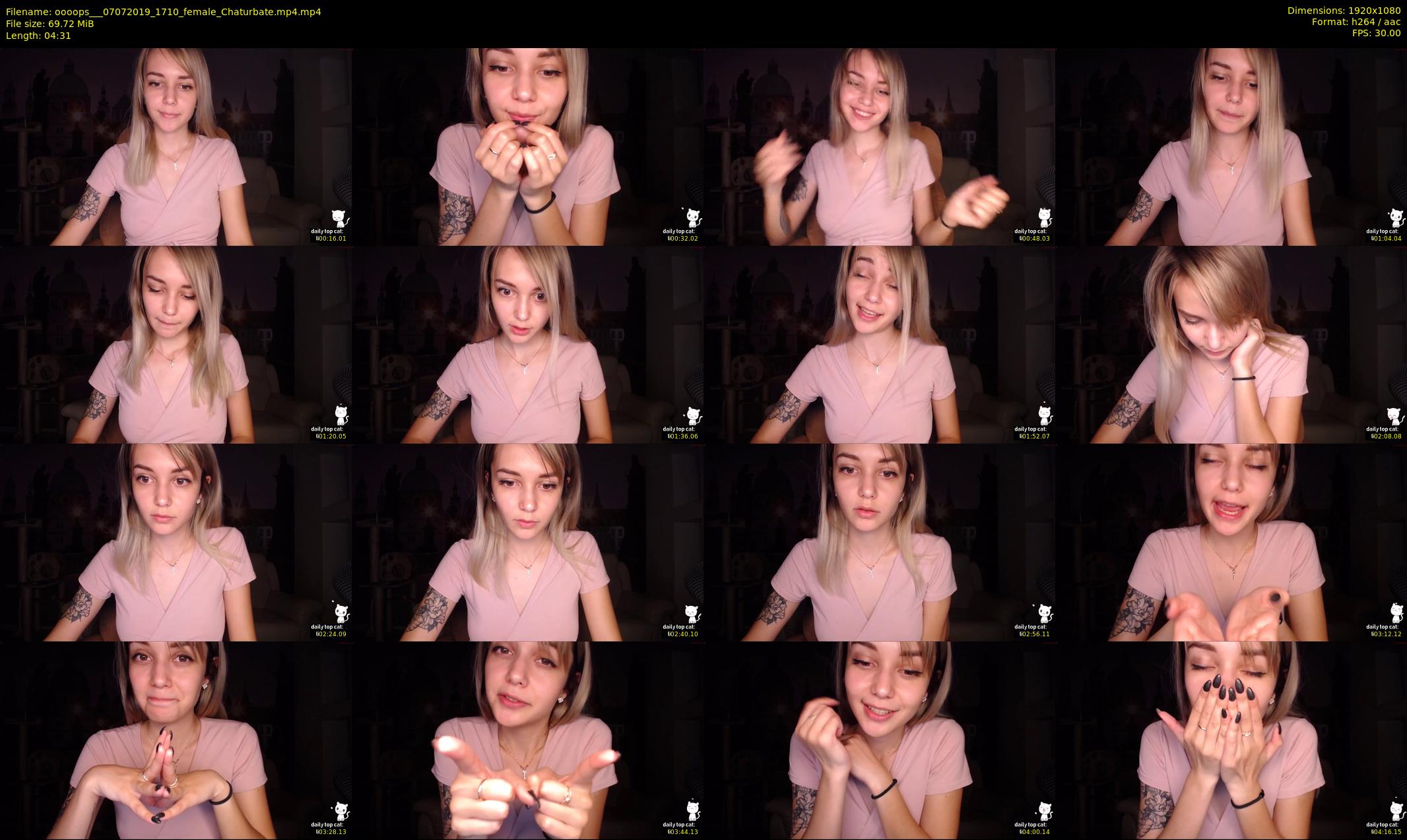 oooops__ — 5 minute Chaturbate female cam show recording, 1080p, Jul 7, 2019