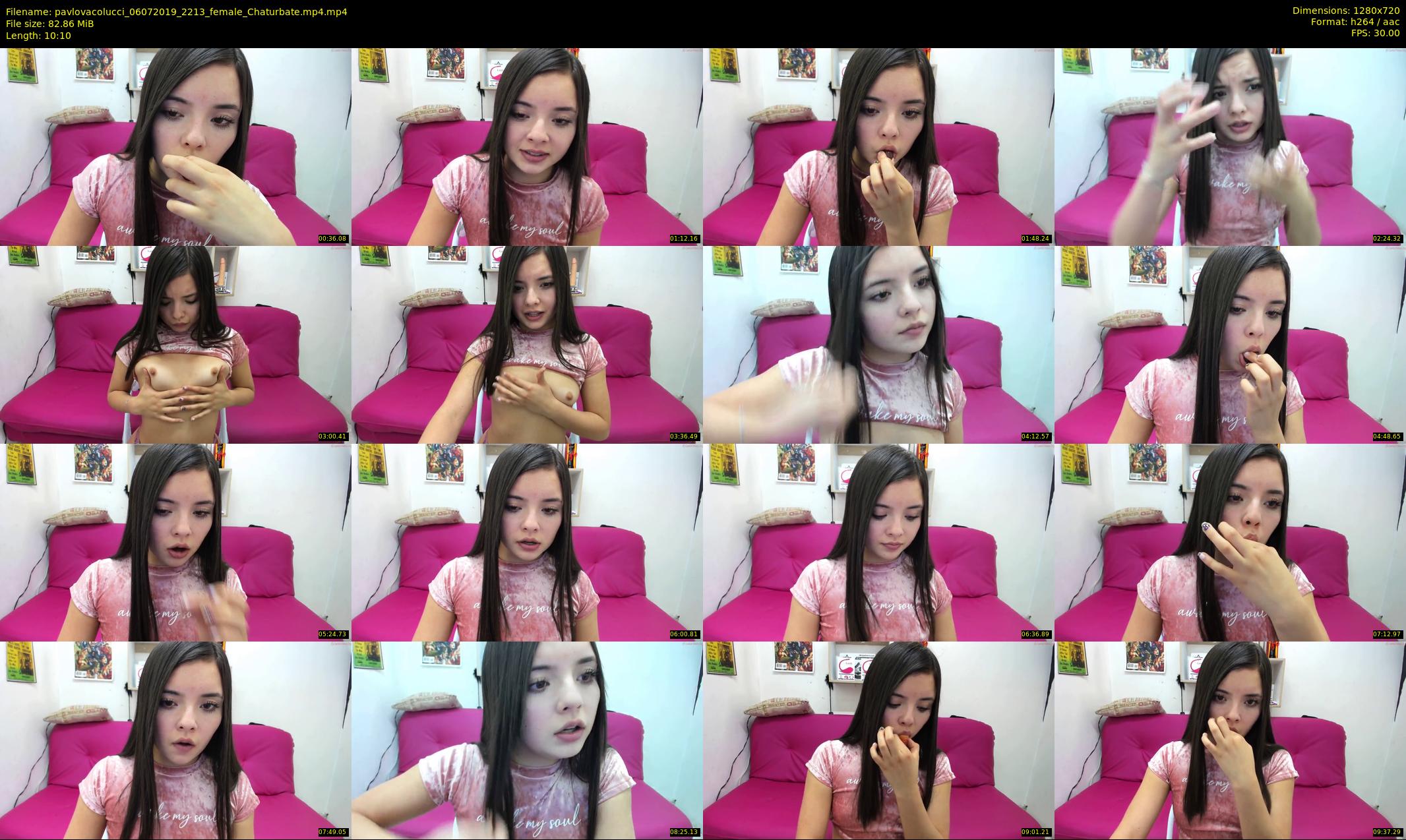 pavlovacolucci — 11 minute Chaturbate female cam show recording, 720p, Jul 6, 2019