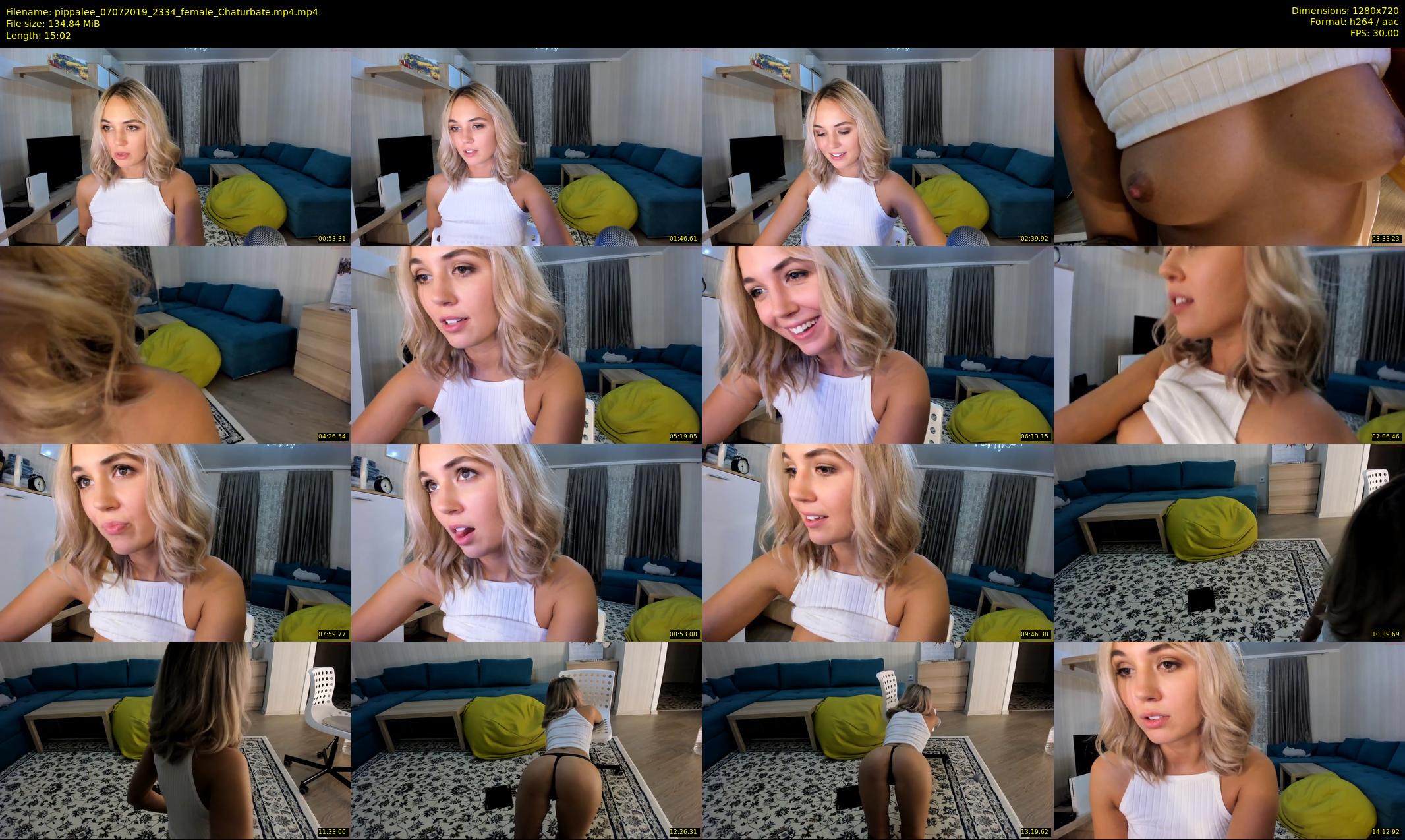 pippalee — 16 minute Chaturbate female cam show recording, 720p, Jul 7, 2019
