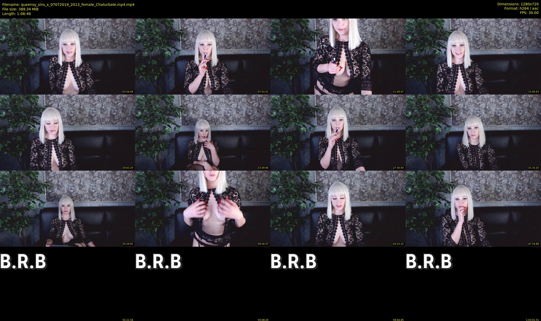 queensy_sins_x — 67 minute Chaturbate female cam show recording, 720p, Jul 7, 2019