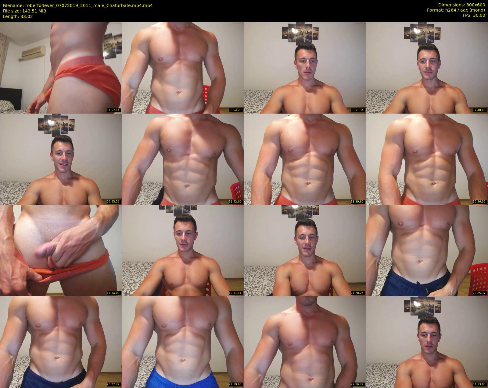 roberto4ever — 34 minute Chaturbate male cam show recording, 480p, Jul 7, 2019