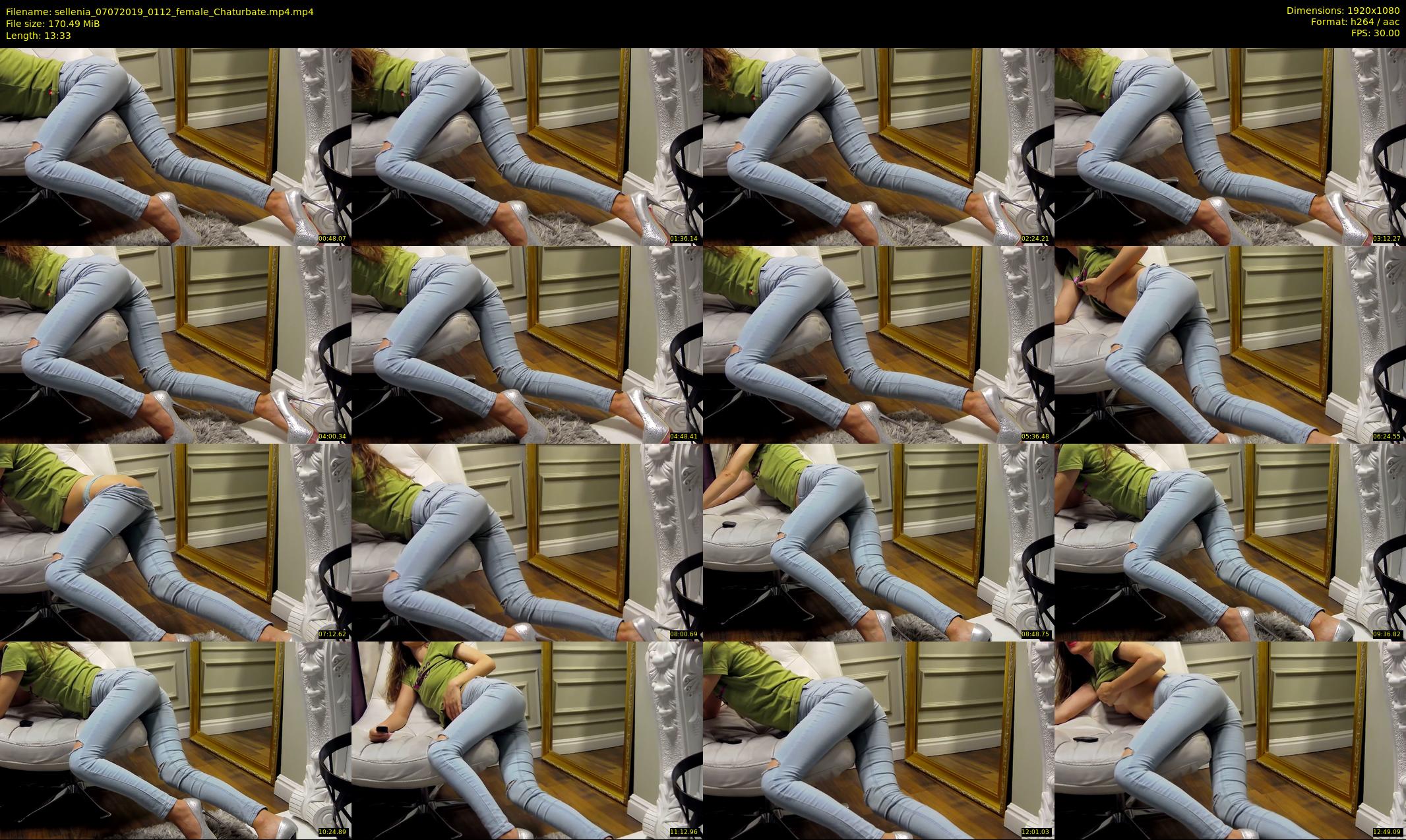 sellenia — 14 minute Chaturbate female cam show recording, 1080p, Jul 7, 2019