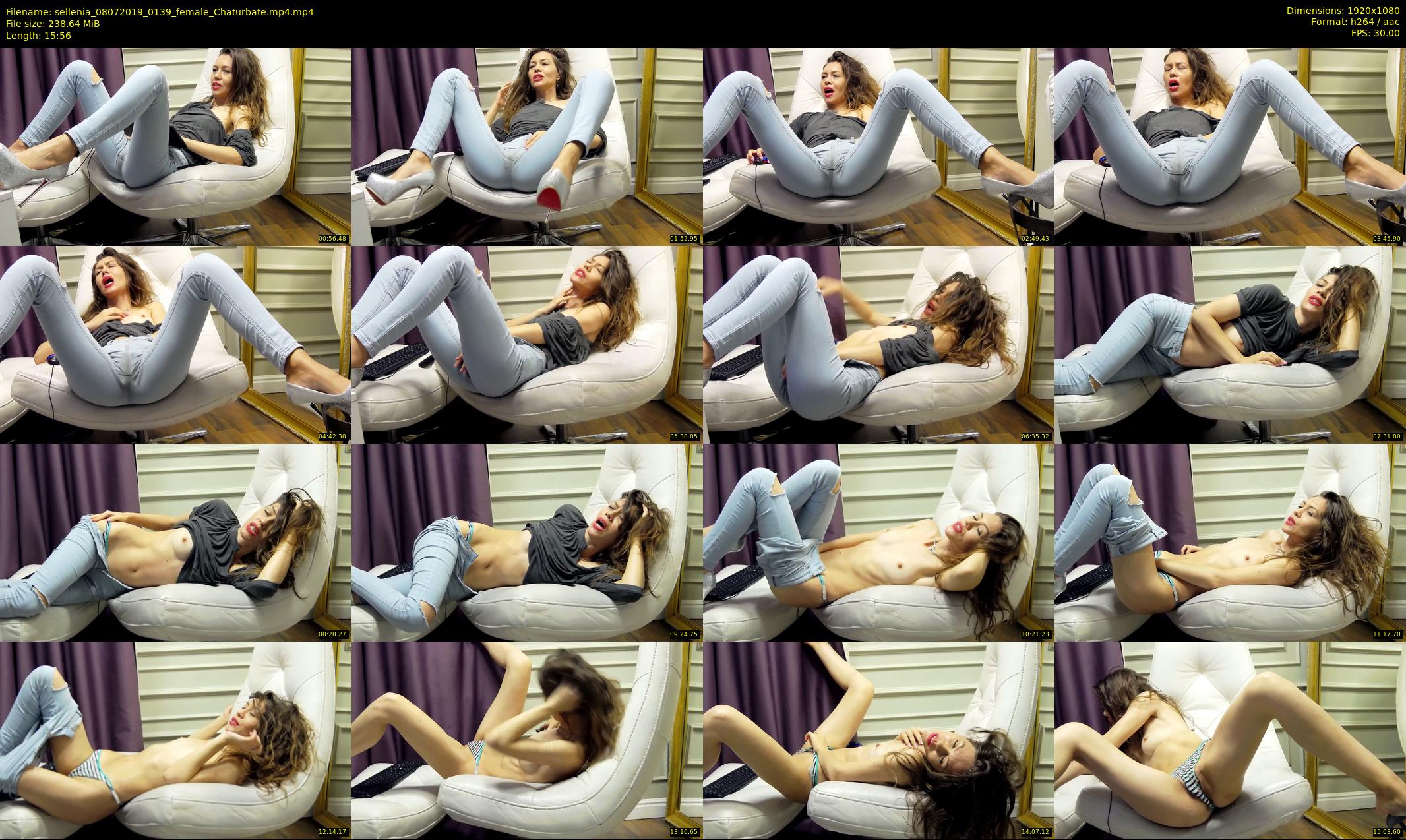 sellenia — 16 minute Chaturbate female cam show recording, 1080p, Jul 8, 2019