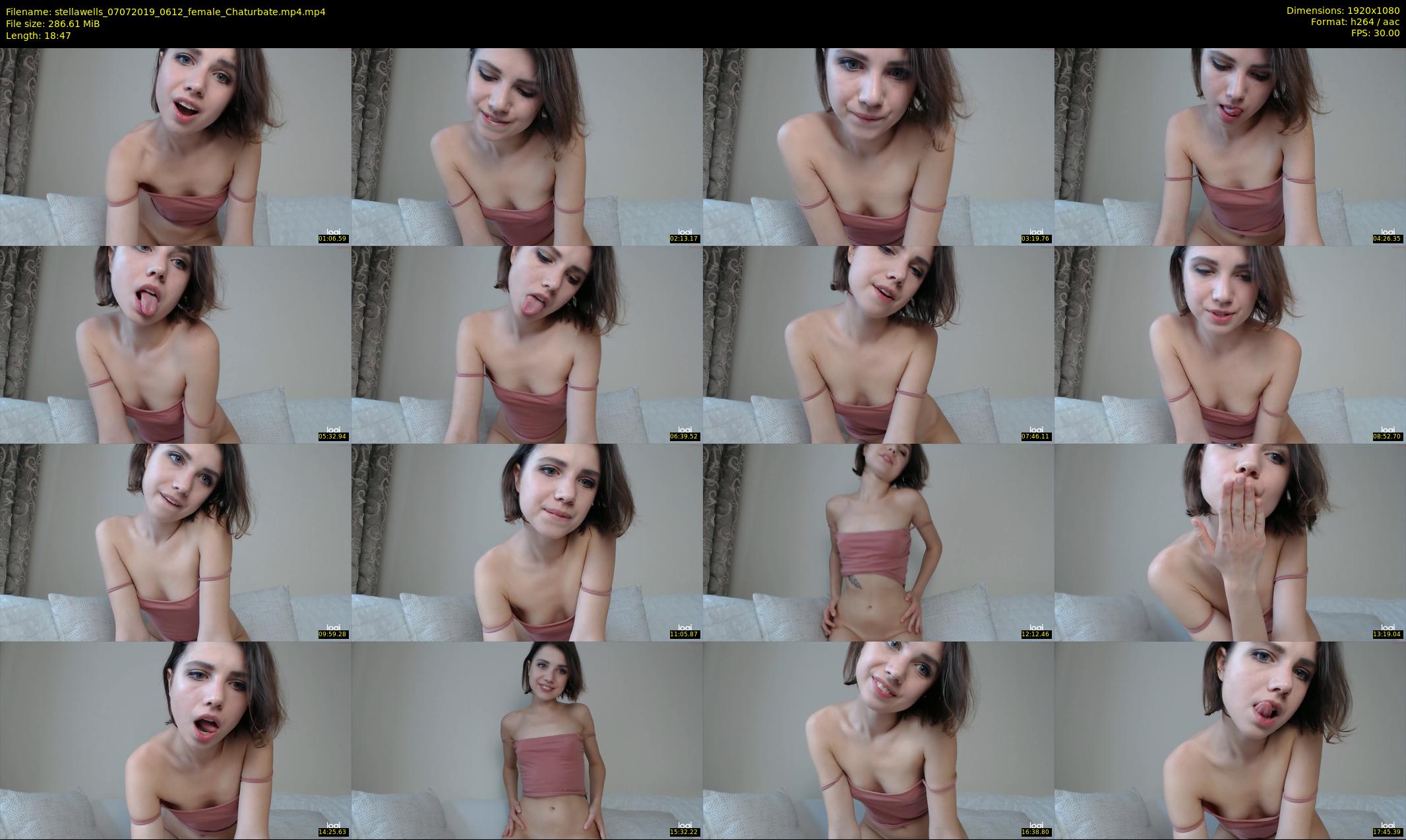 stellawells — 19 minute Chaturbate female cam show recording, 1080p, Jul 7, 2019