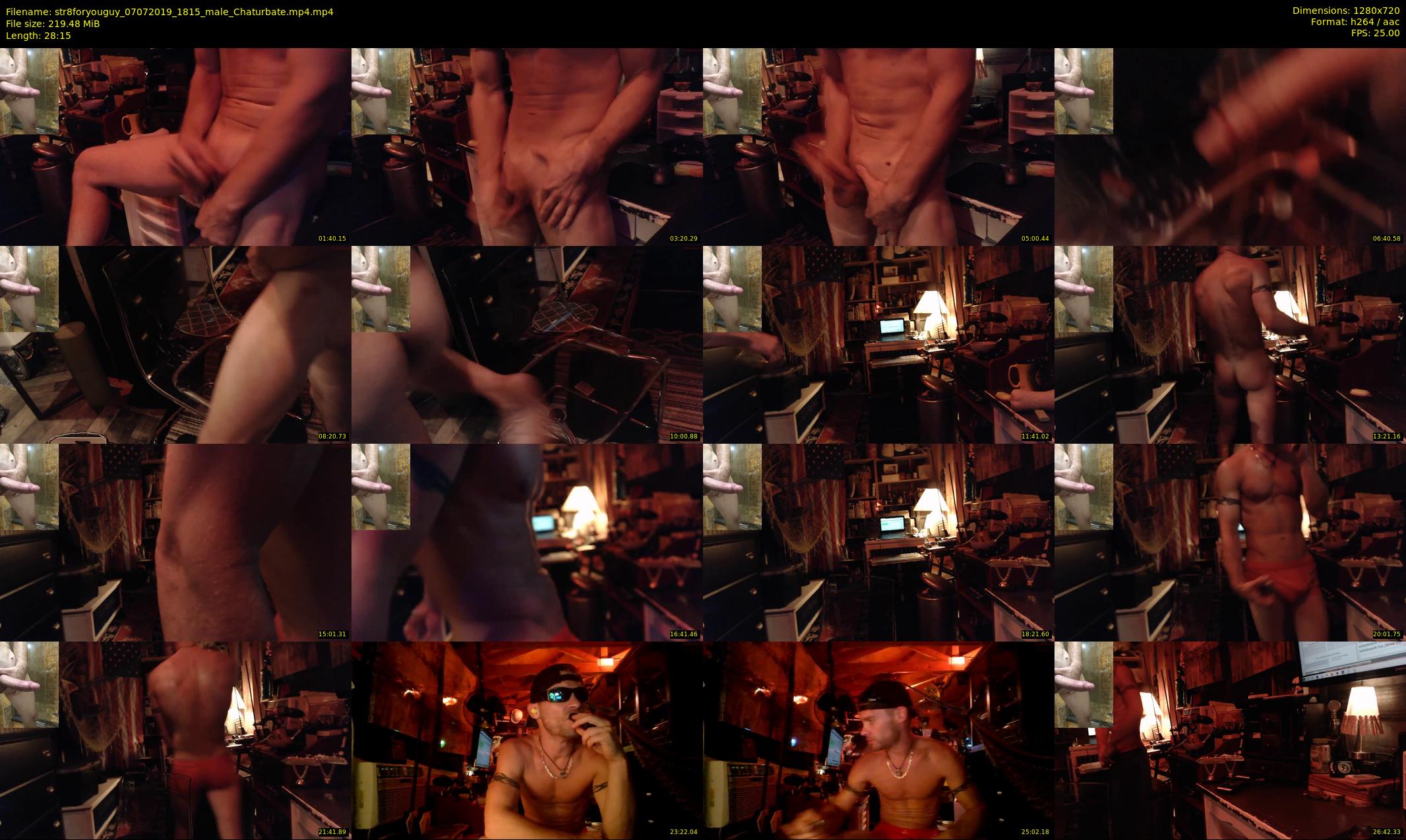 str8foryouguy — 29 minute Chaturbate male cam show recording, 720p, Jul 7, 2019