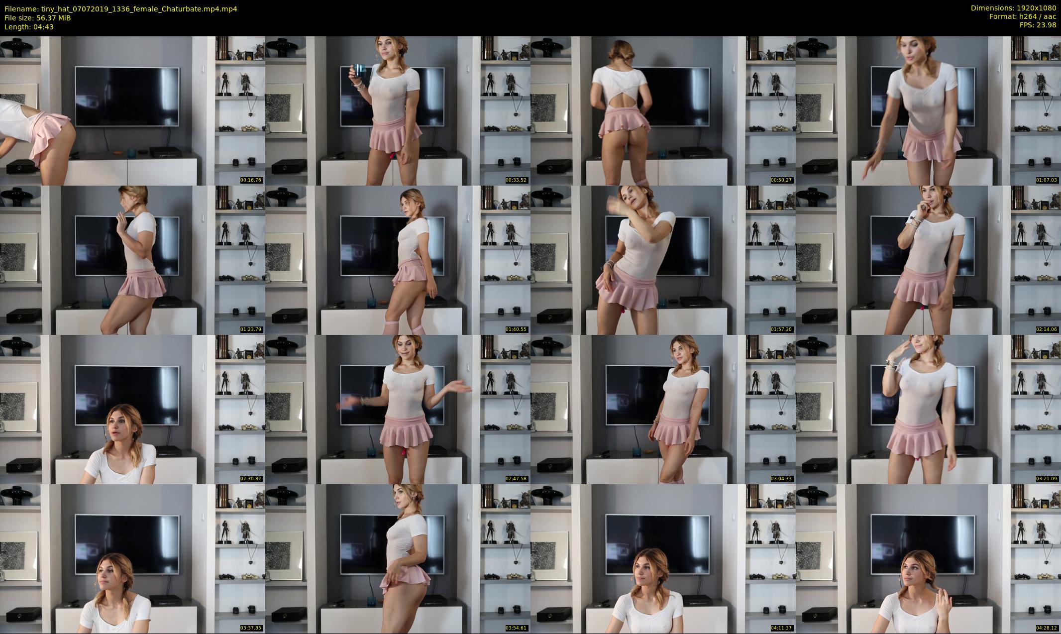 tiny_hat — 5 minute Chaturbate female cam show recording, 1080p, Jul 7, 2019