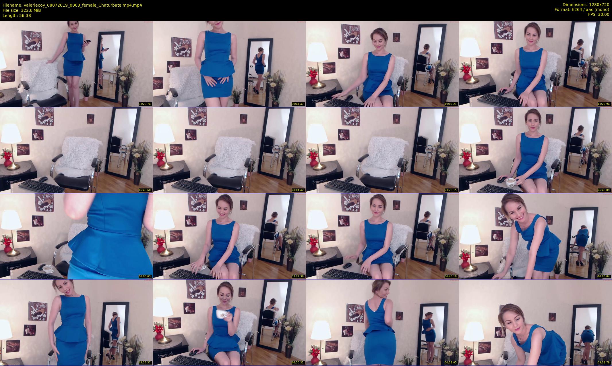 valeriecoy — 57 minute Chaturbate female cam show recording, 720p, Jul 8, 2019