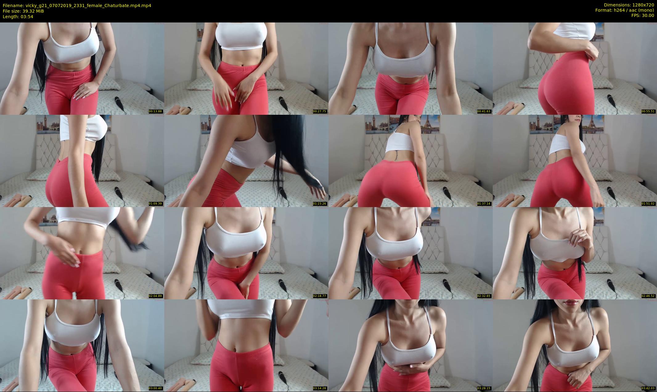 vicky_g21 — 4 minute Chaturbate female cam show recording, 720p, Jul 7, 2019