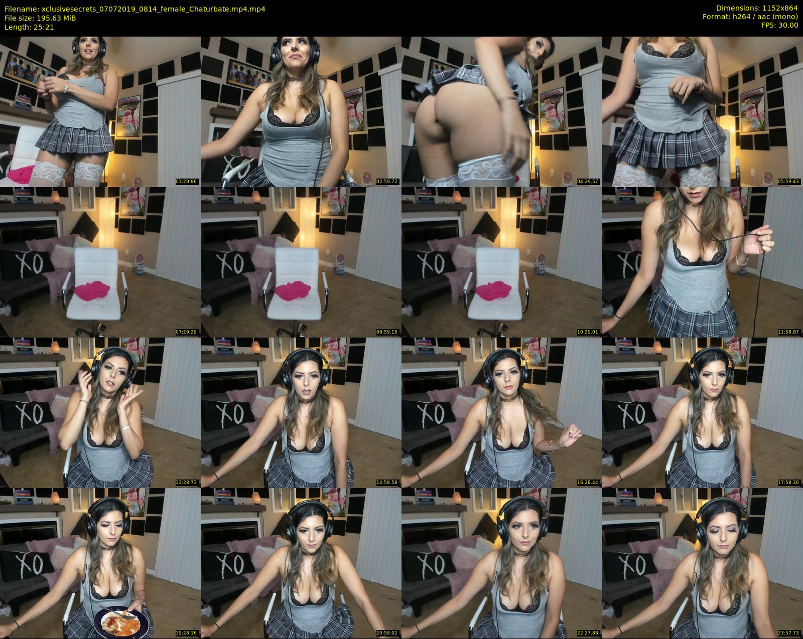xclusivesecrets — 26 minute Chaturbate female cam show recording, 720p, Jul 7, 2019