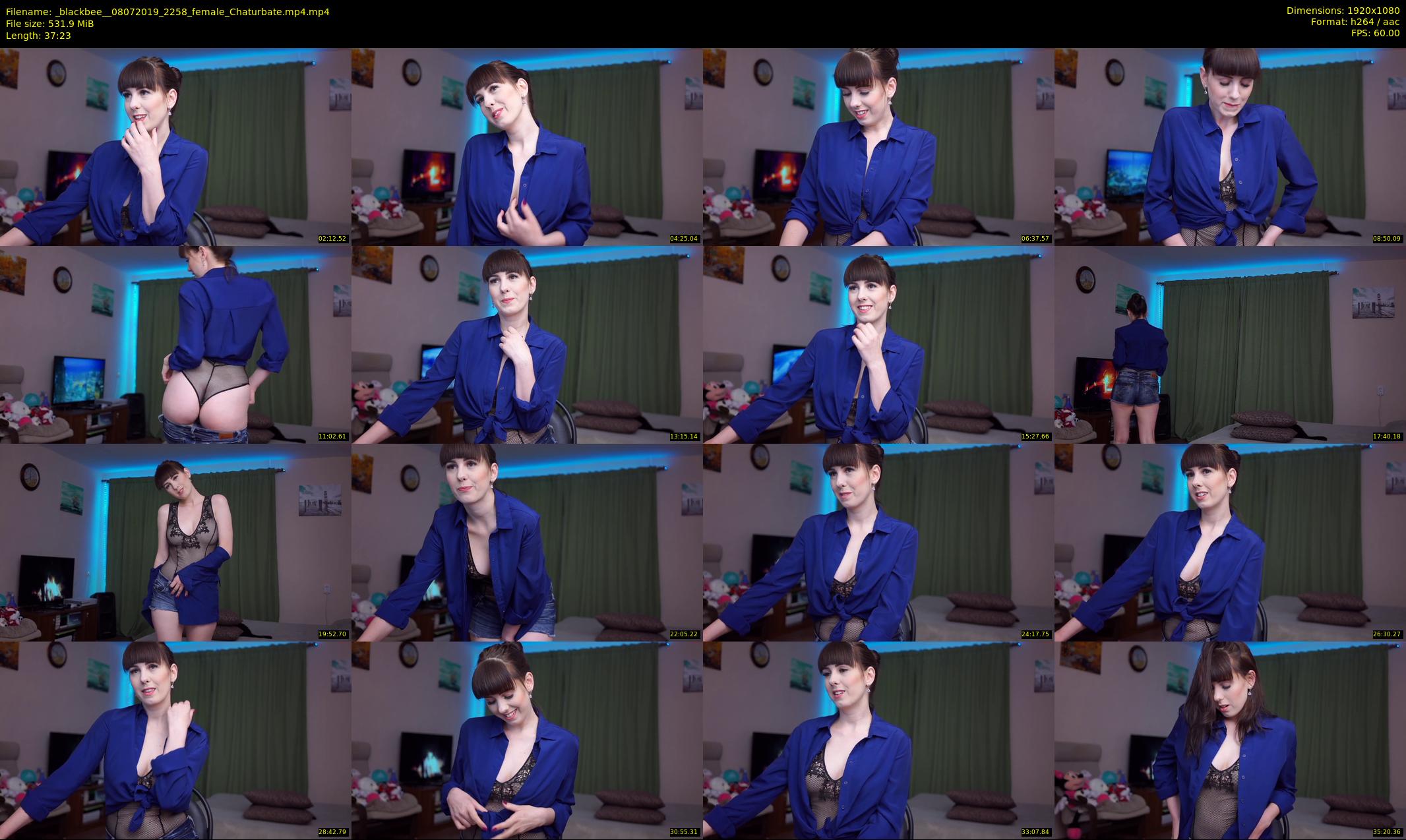 _blackbee_ — 38 minute Chaturbate female cam show recording, 1080p, Jul 8, 2019