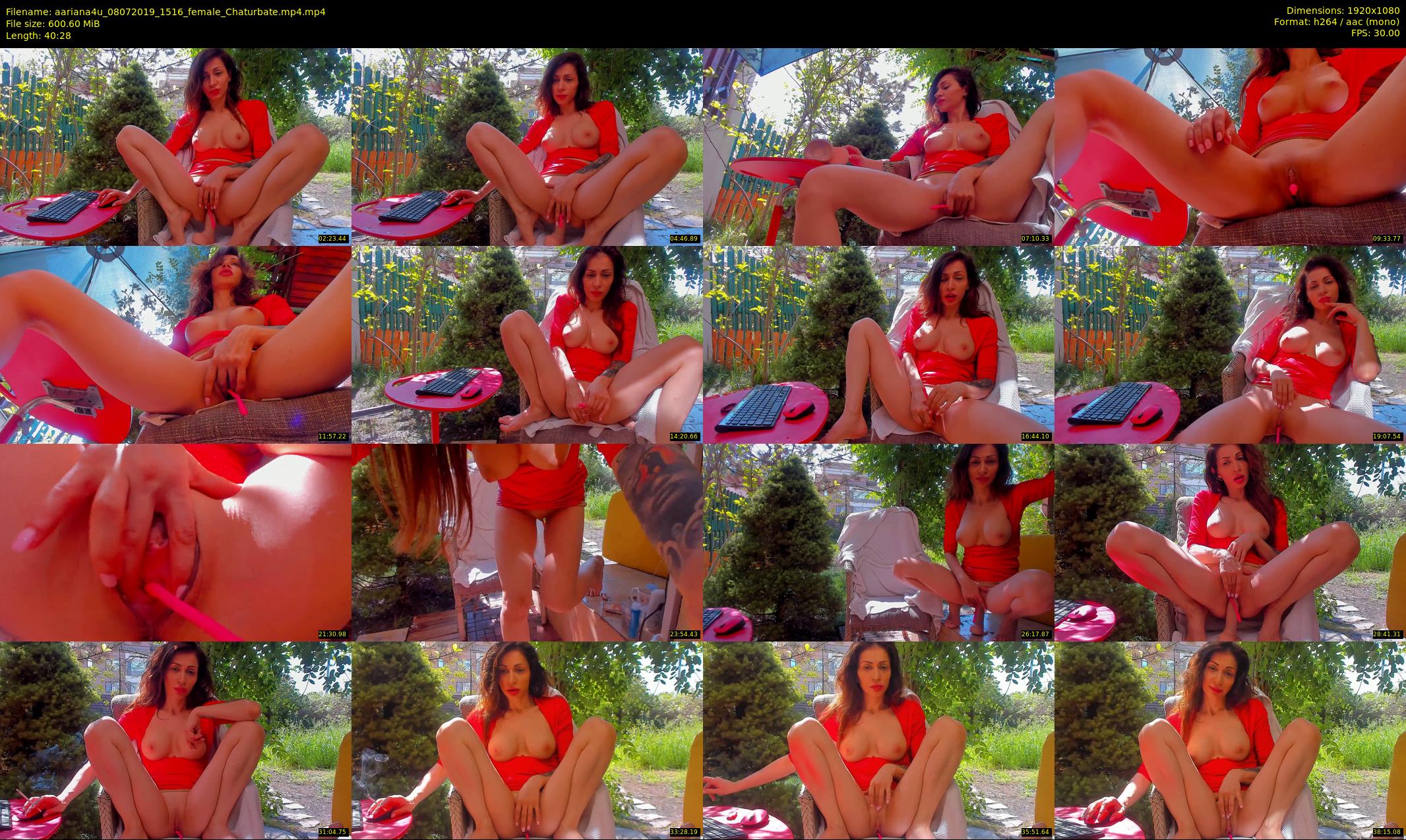 aariana4u — 41 minute Chaturbate female cam show recording, 1080p, Jul 8, 2019