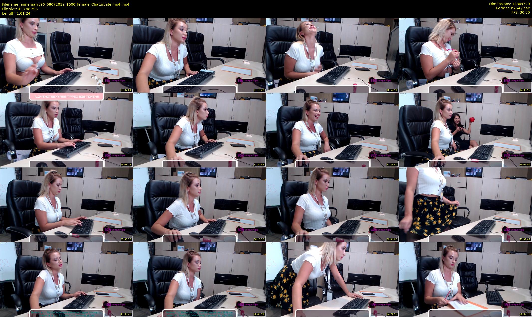 annemarry96 — 62 minute Chaturbate female cam show recording, 720p, Jul 8, 2019