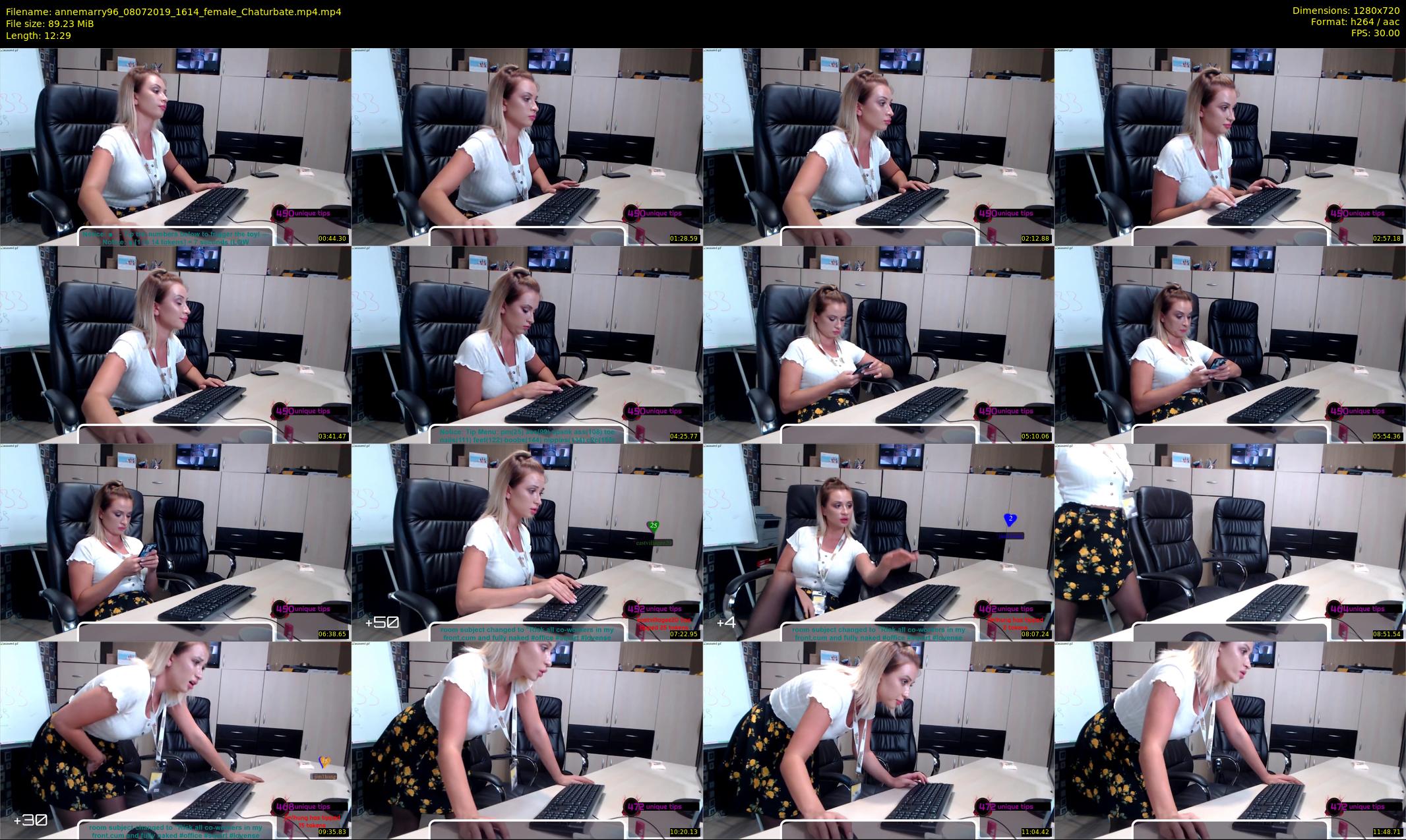 annemarry96 — 13 minute Chaturbate female cam show recording, 720p, Jul 8, 2019