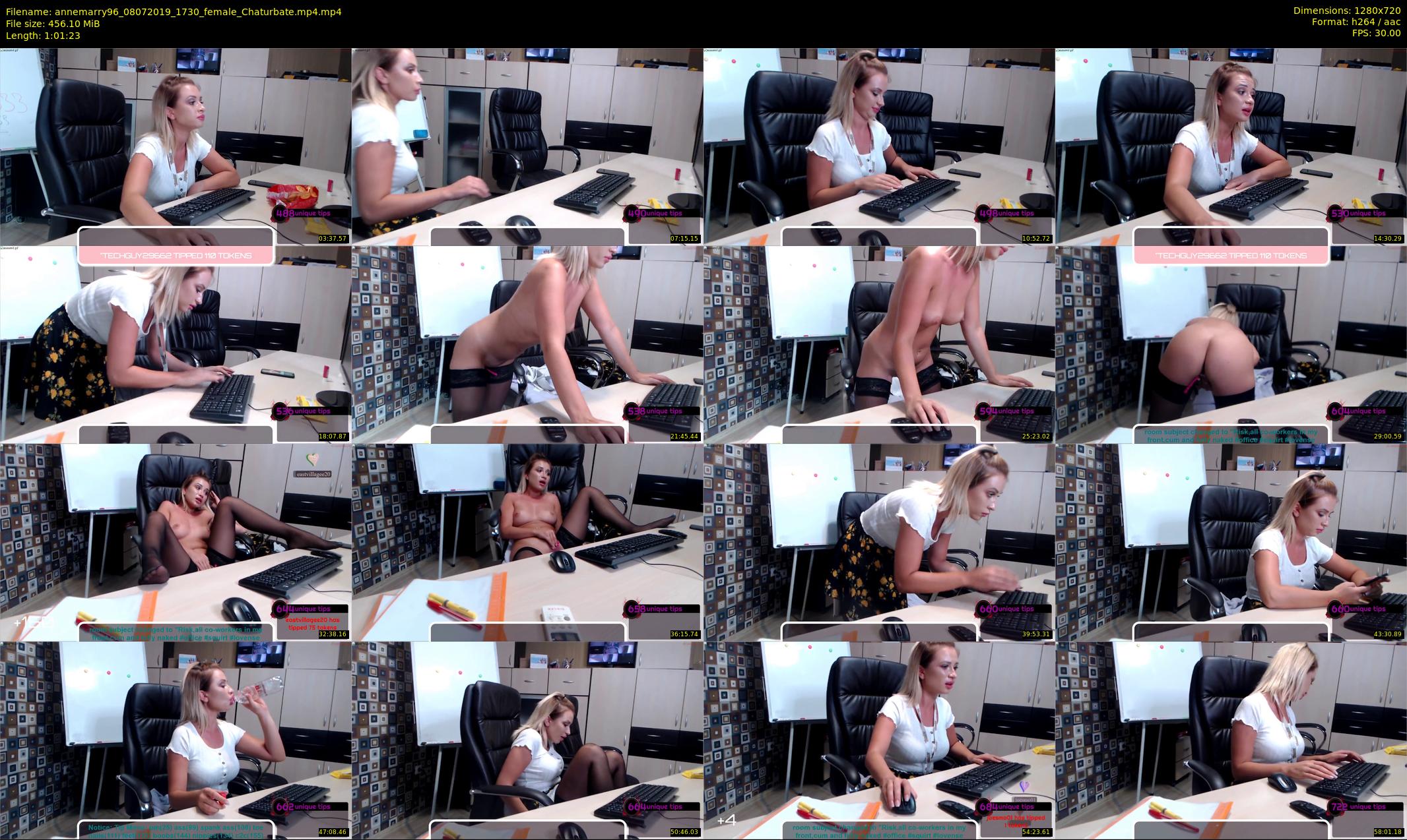 annemarry96 — 62 minute Chaturbate female cam show recording, 720p, Jul 8, 2019