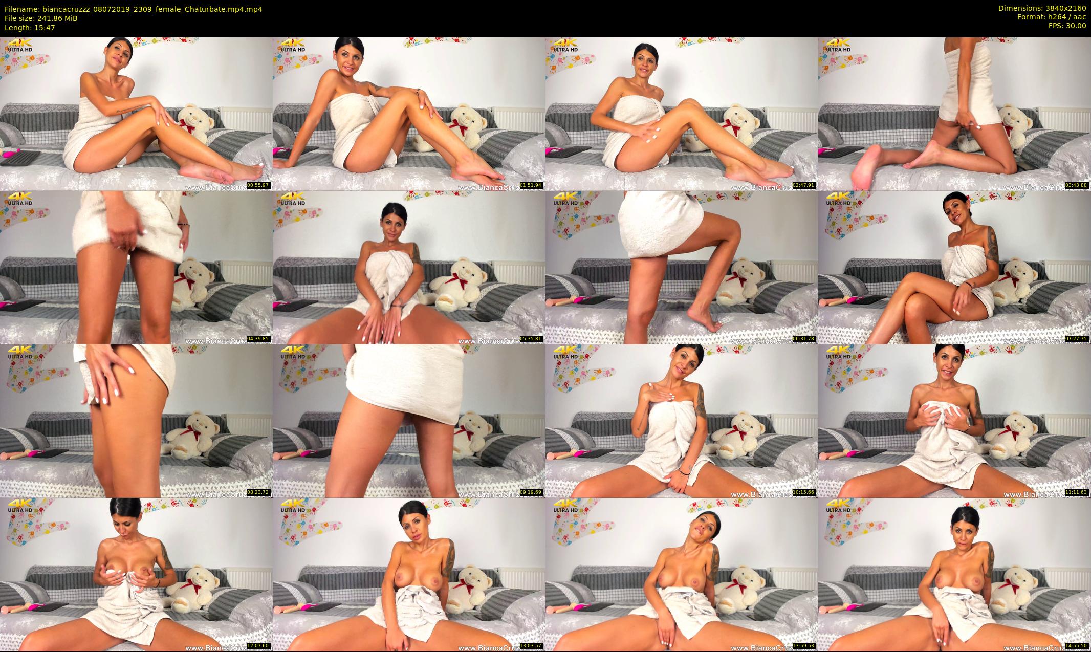 biancacruzzz — 16 minute Chaturbate female cam show recording, 4K, Jul 8, 2019