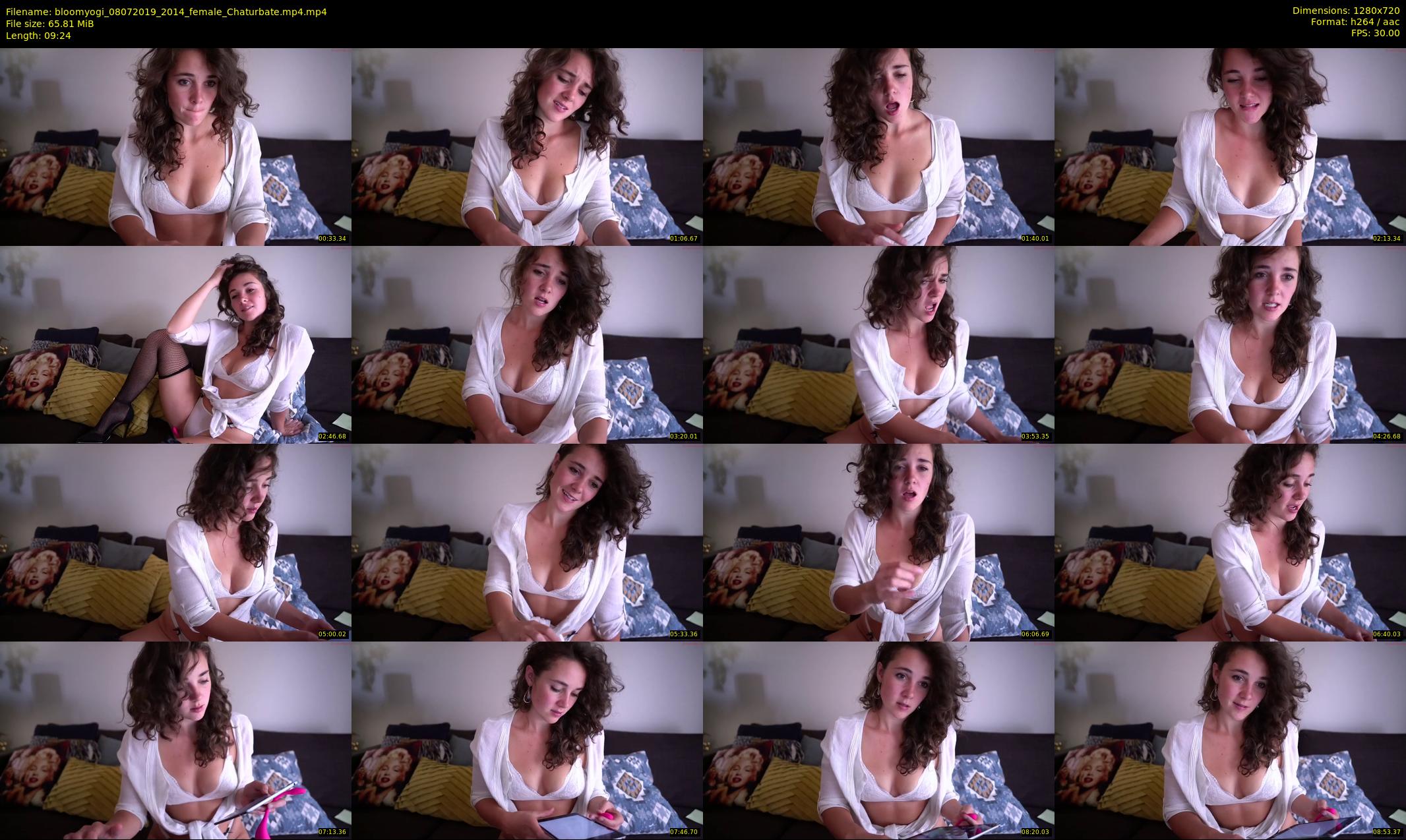 bloomyogi — 10 minute Chaturbate female cam show recording, 720p, Jul 8, 2019