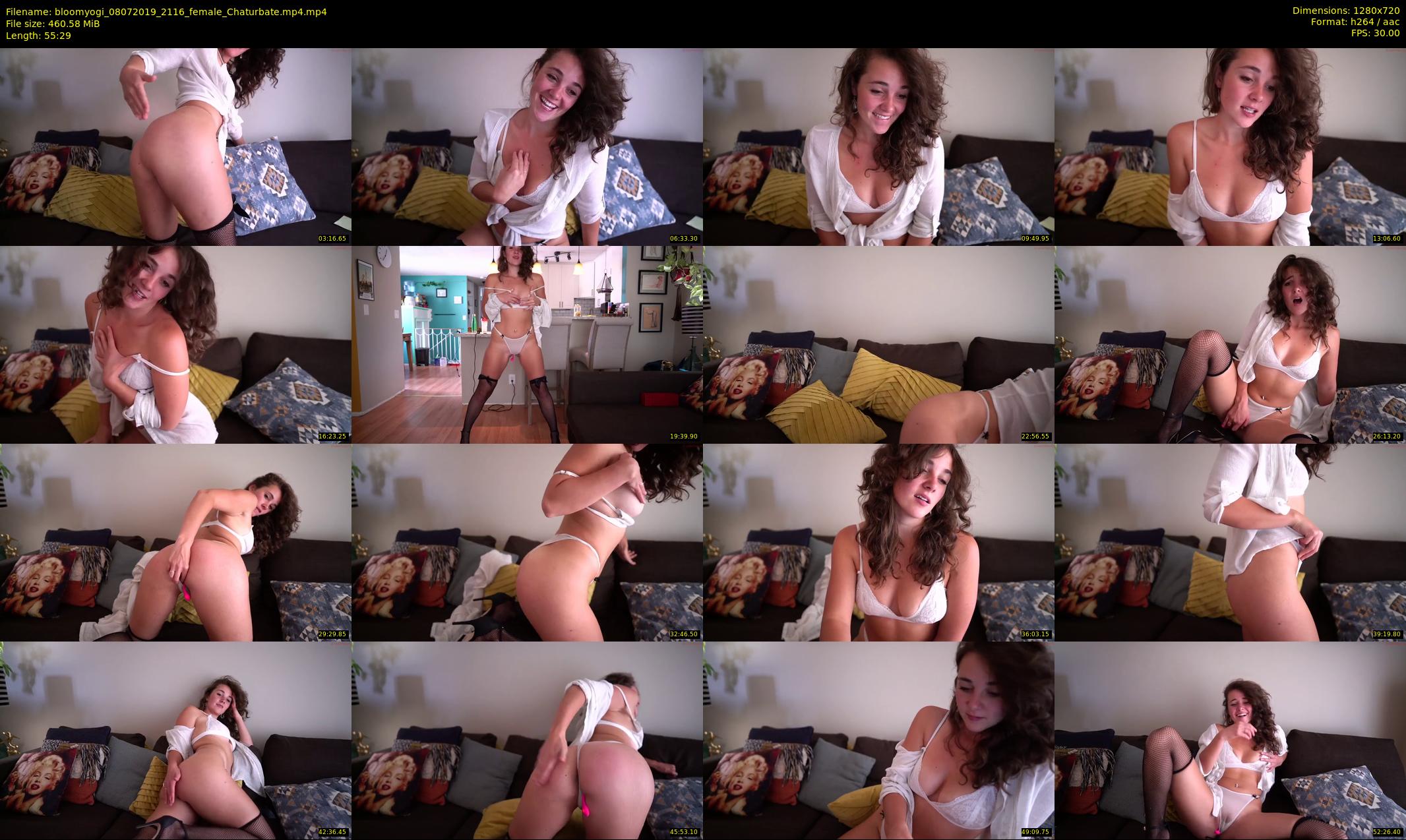 bloomyogi — 56 minute Chaturbate female cam show recording, 720p, Jul 8, 2019