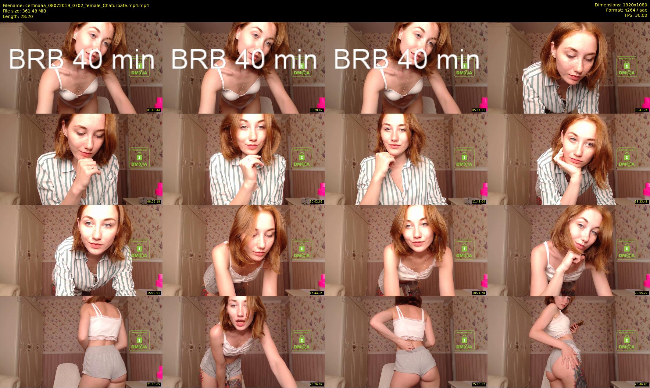 certinaaa — 29 minute Chaturbate female cam show recording, 1080p, Jul 8, 2019