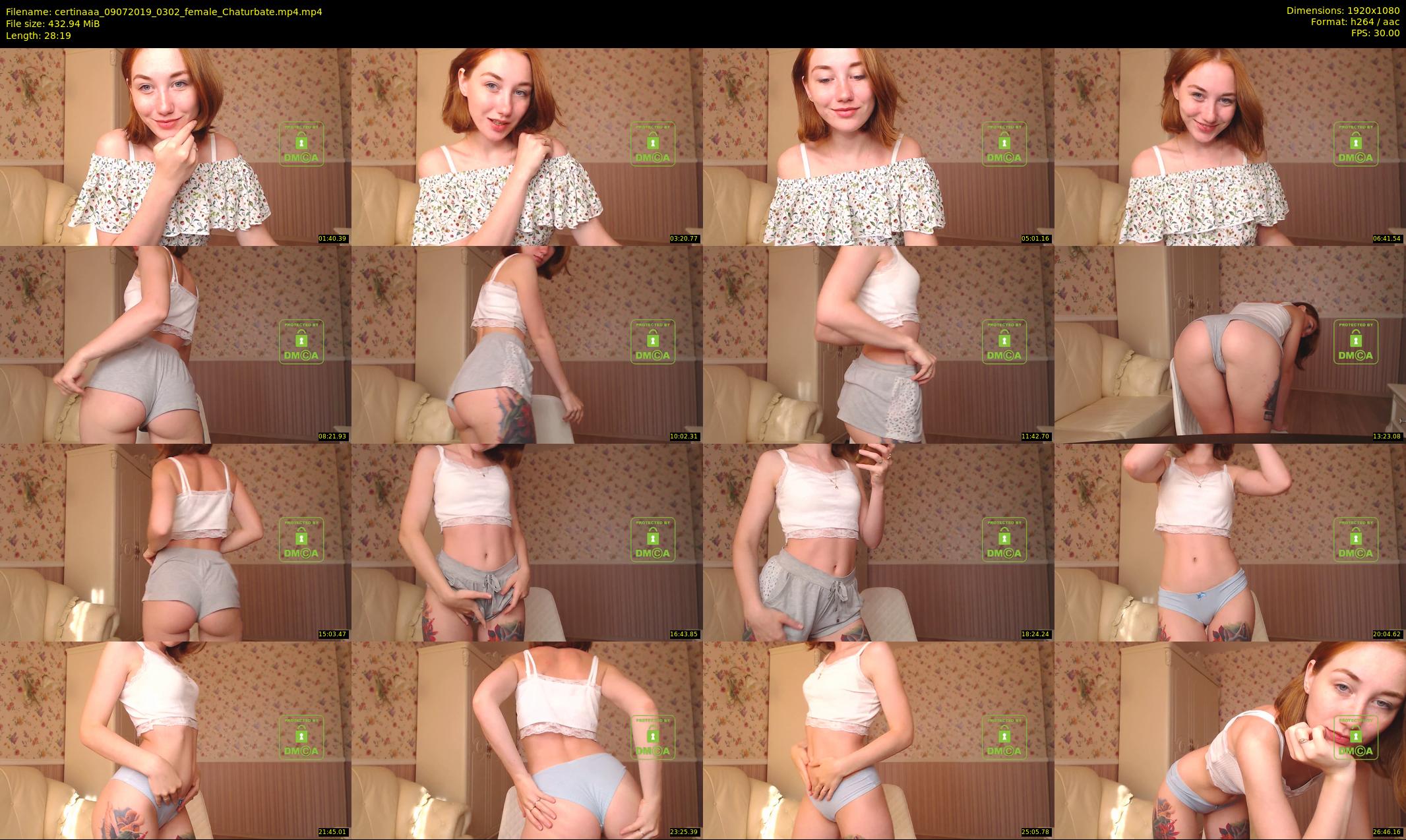 certinaaa — 29 minute Chaturbate female cam show recording, 1080p, Jul 9, 2019