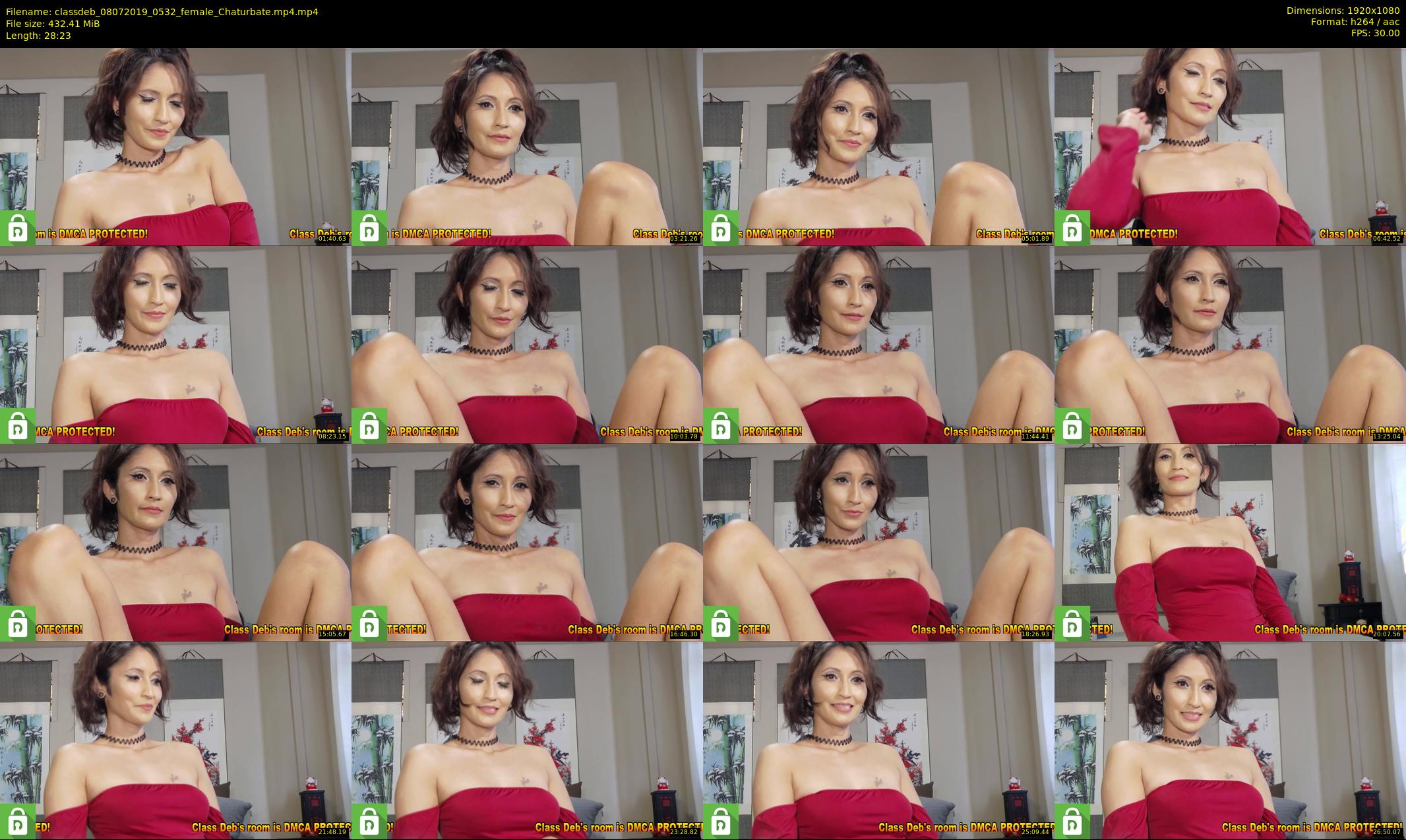 classdeb — 29 minute Chaturbate female cam show recording, 1080p, Jul 8, 2019