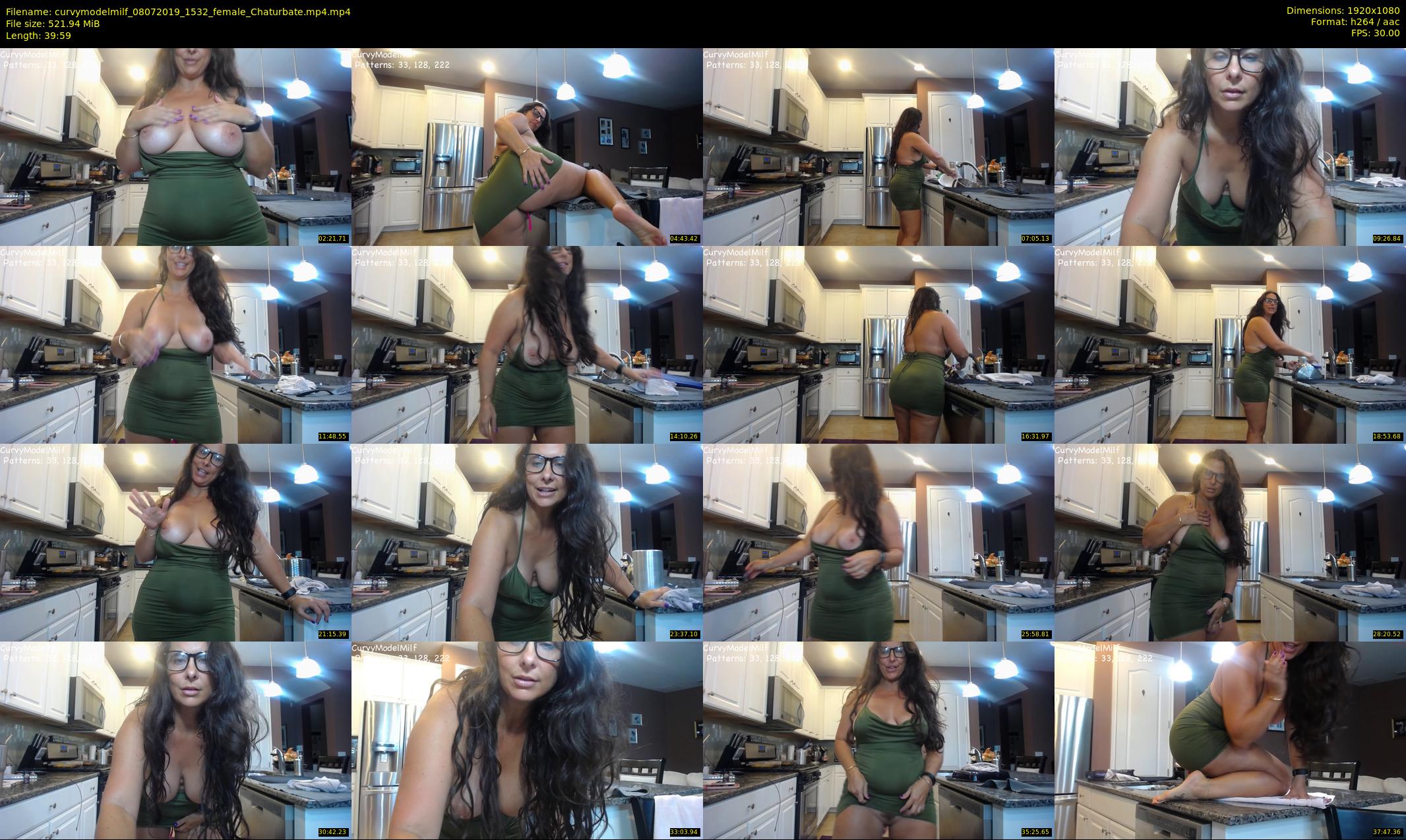 curvymodelmilf — 40 minute Chaturbate female cam show recording, 1080p, Jul 8, 2019