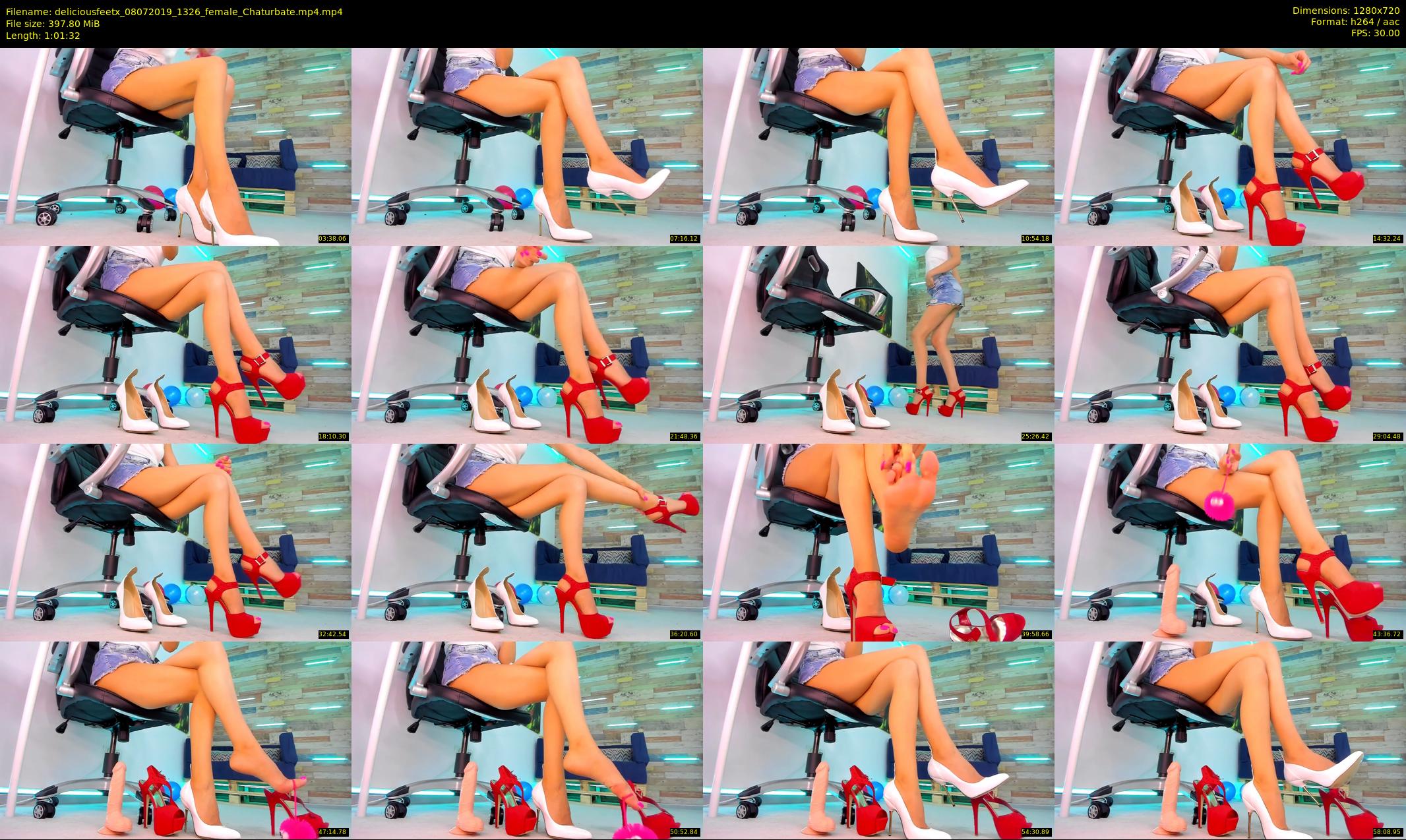 deliciousfeetx — 62 minute Chaturbate female cam show recording, 720p, Jul 8, 2019
