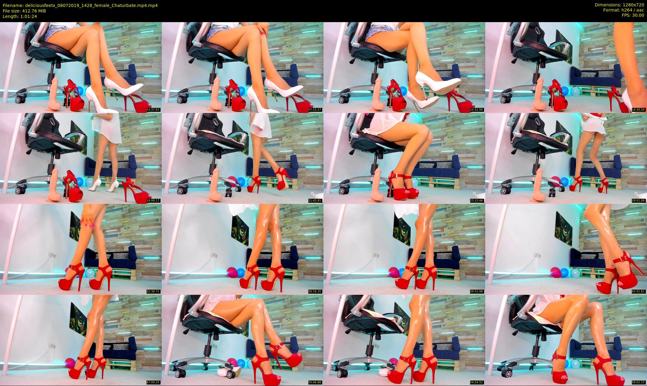 deliciousfeetx — 62 minute Chaturbate female cam show recording, 720p, Jul 8, 2019