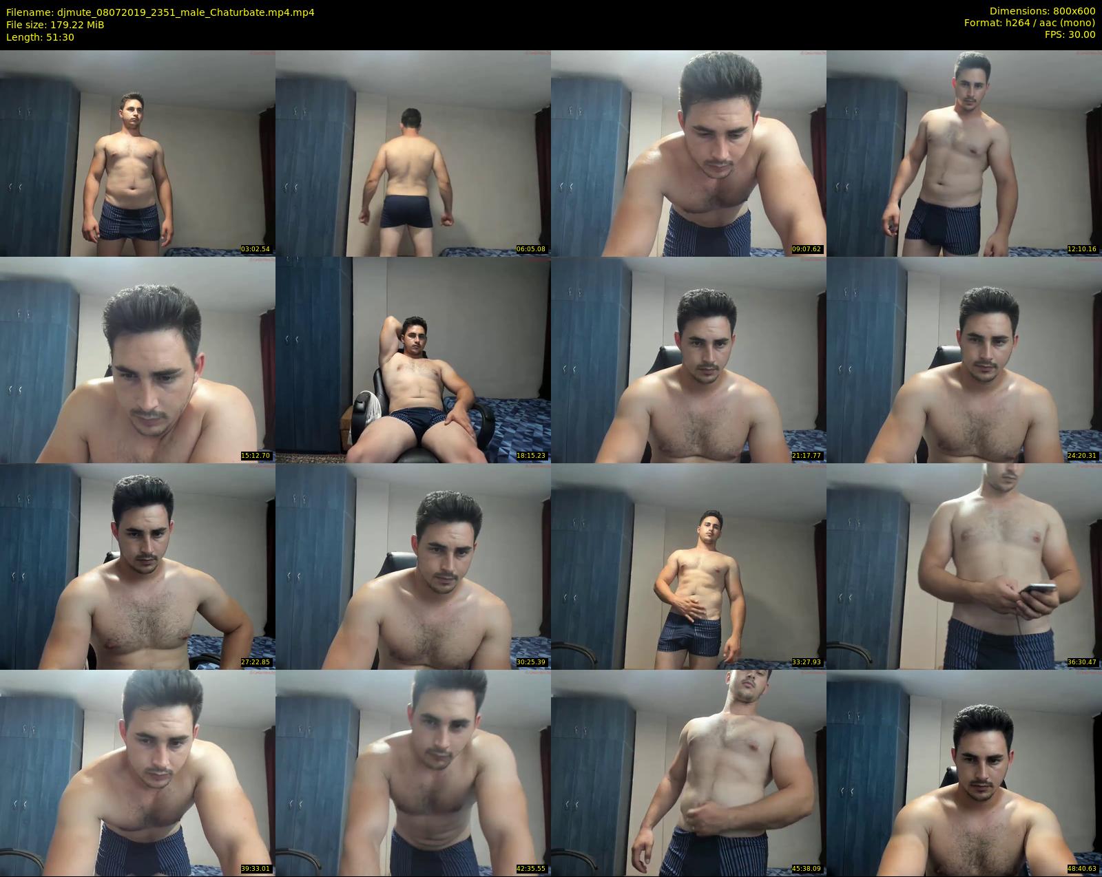 djmute — 52 minute Chaturbate male cam show recording, 480p, Jul 8, 2019
