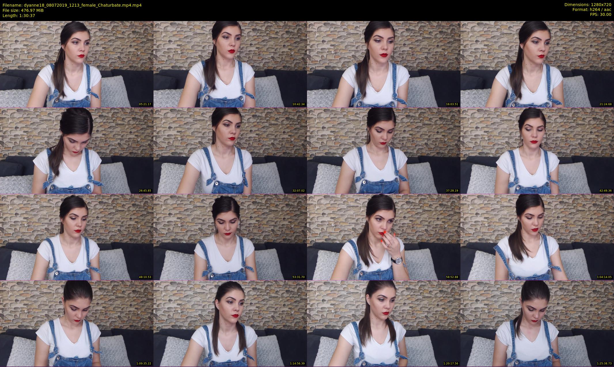 dyanne18 — 91 minute Chaturbate female cam show recording, 720p, Jul 8, 2019