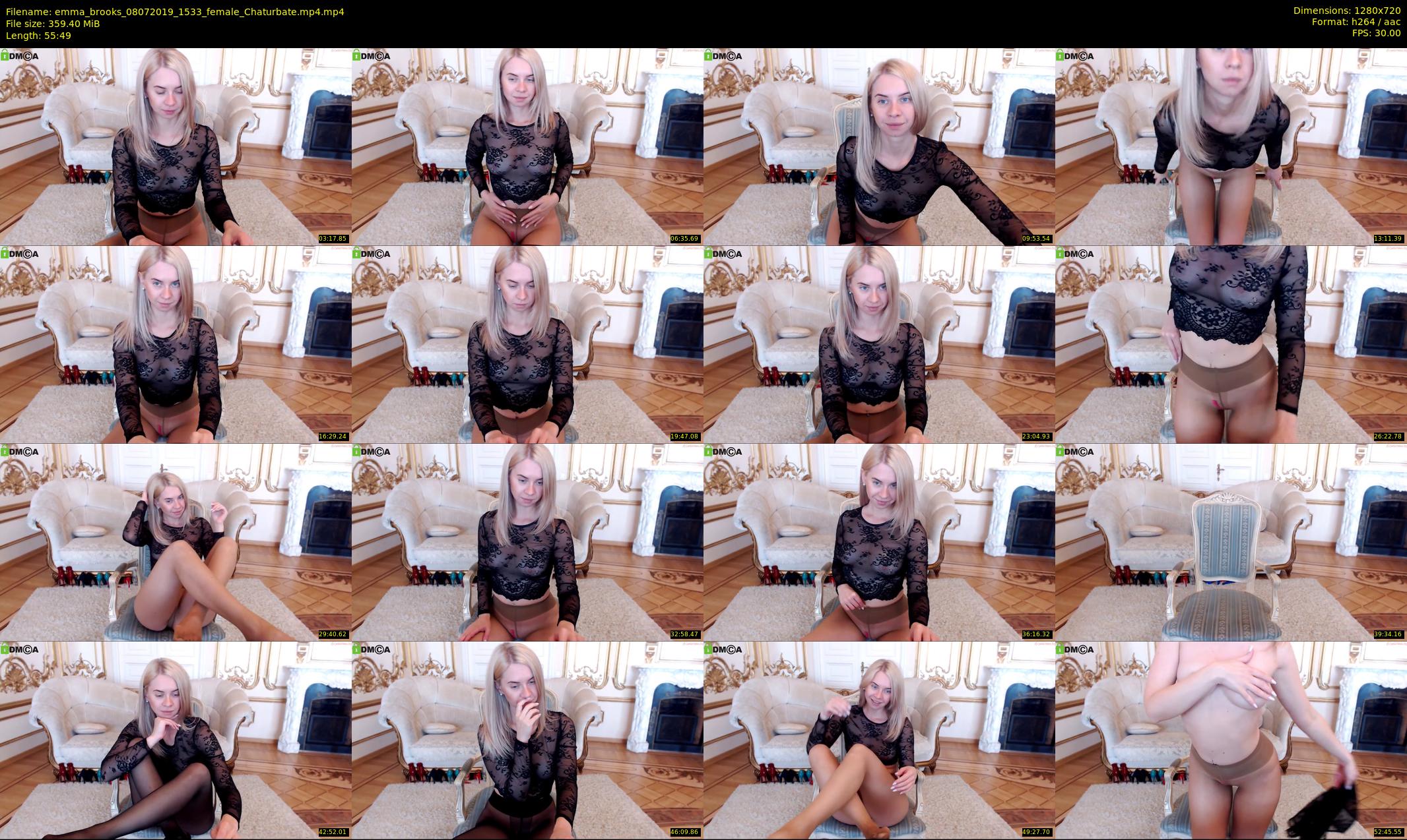 emma_brooks — 56 minute Chaturbate female cam show recording, 720p, Jul 8, 2019