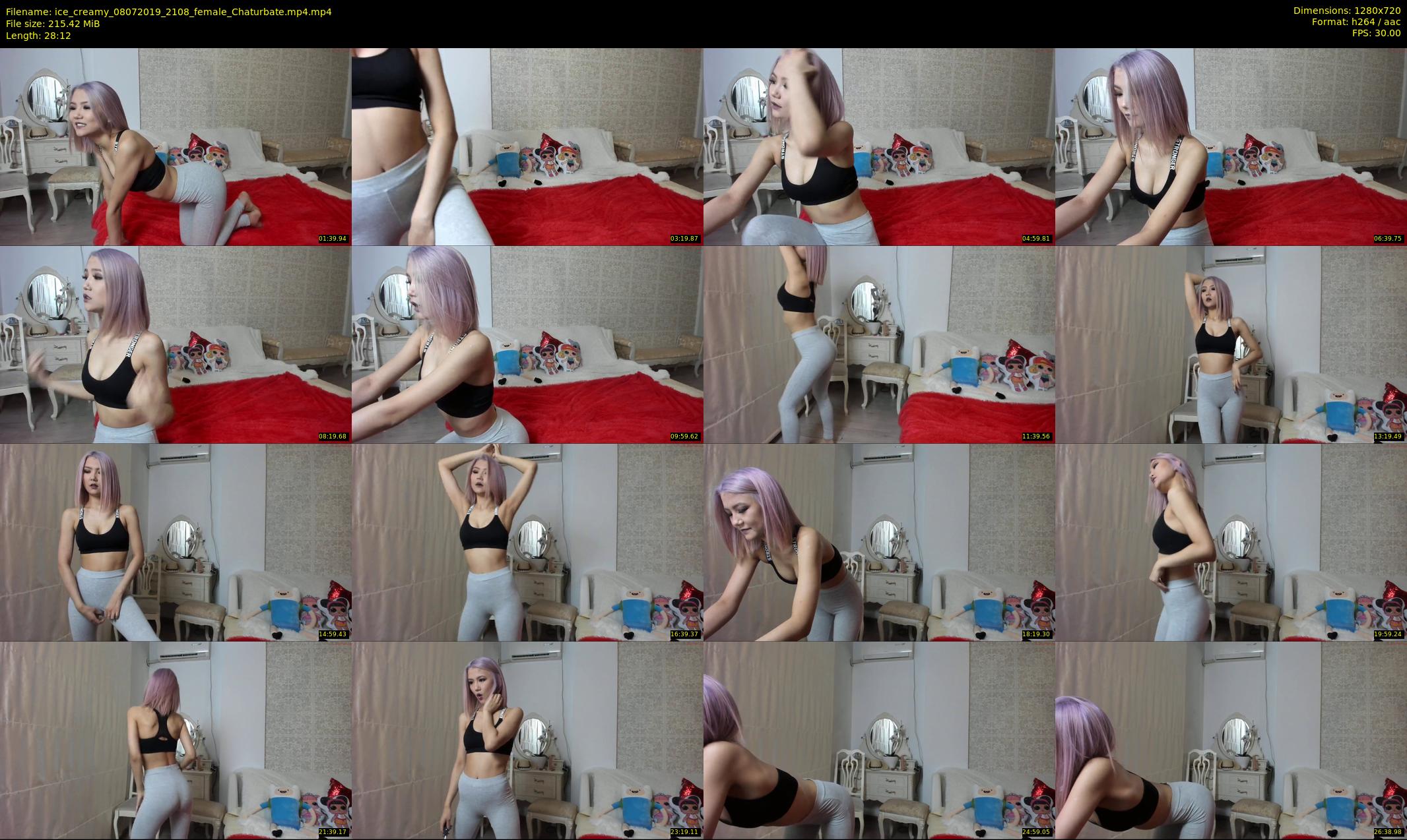 ice_creamy — 29 minute Chaturbate female cam show recording, 720p, Jul 8, 2019