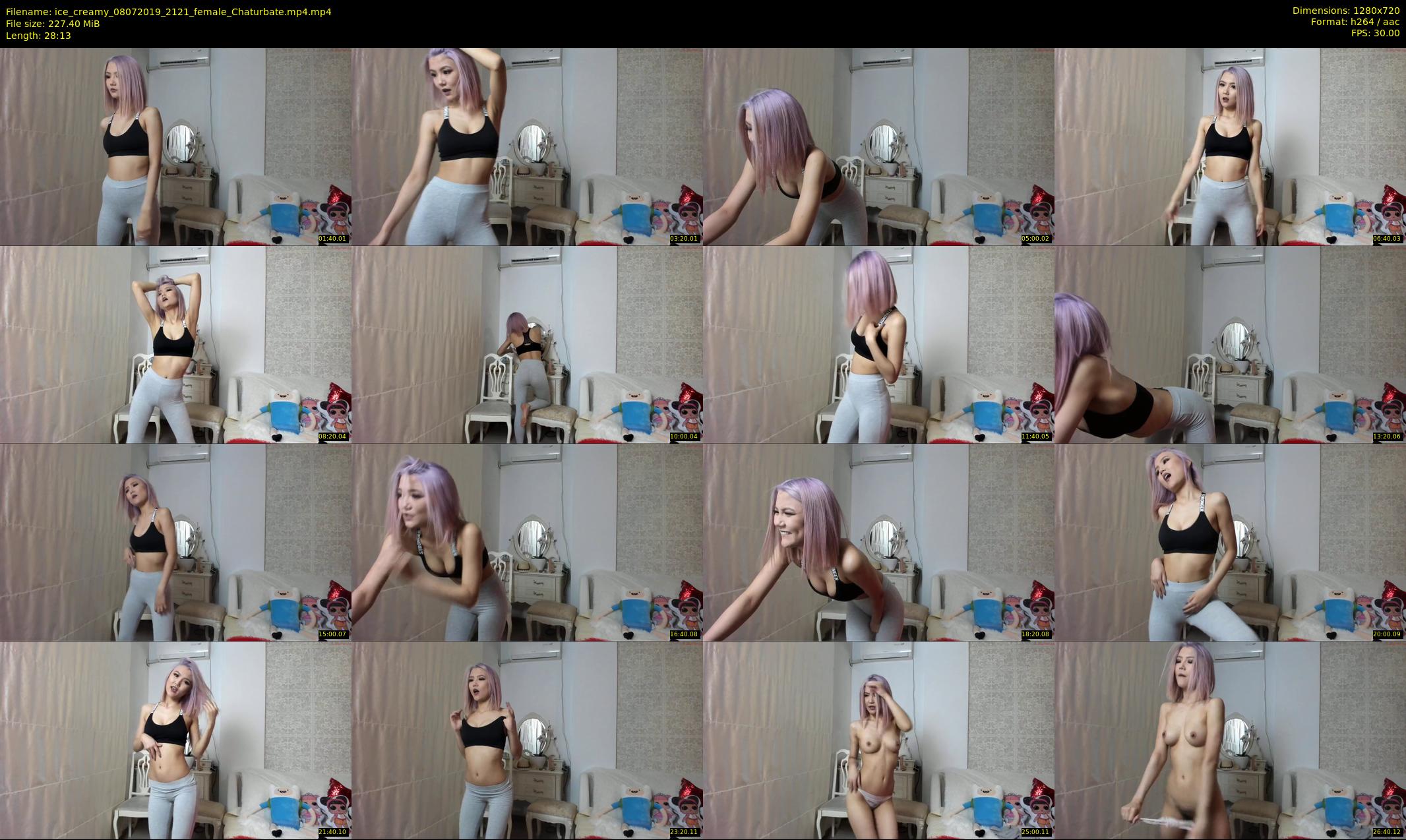 ice_creamy — 29 minute Chaturbate female cam show recording, 720p, Jul 8, 2019