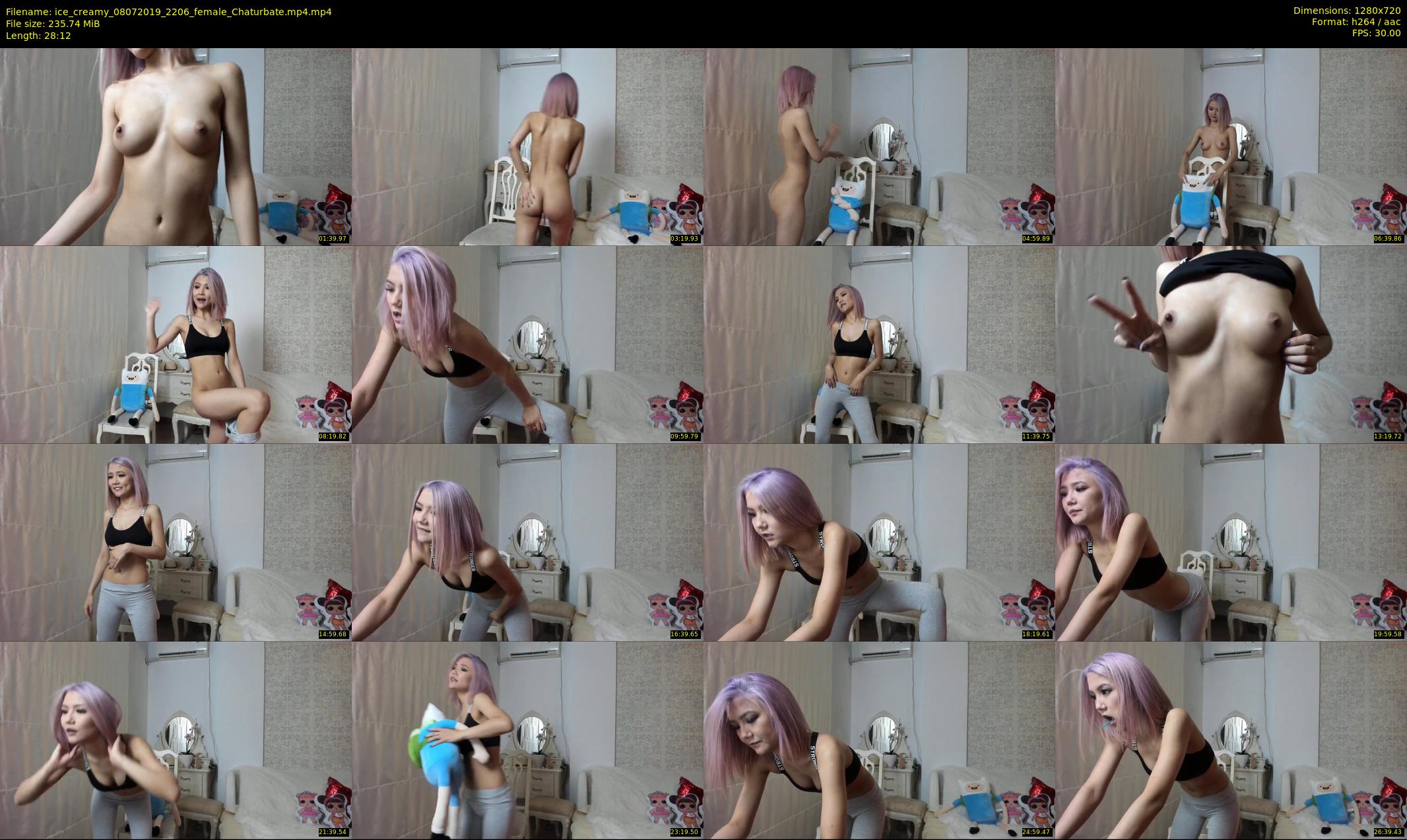 ice_creamy — 29 minute Chaturbate female cam show recording, 720p, Jul 8, 2019