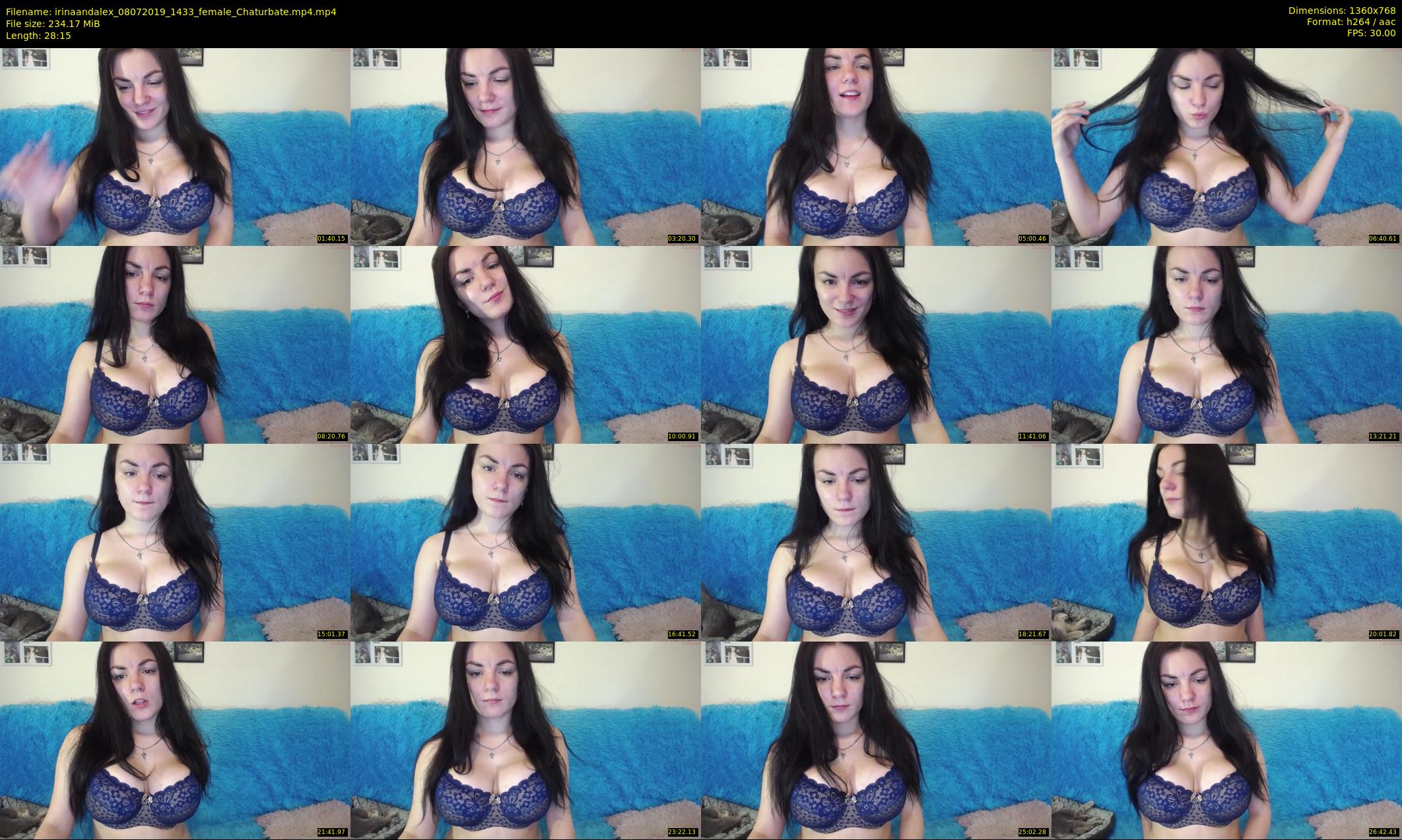 irinaandalex — 29 minute Chaturbate couple cam show recording, 720p, Jul 8, 2019