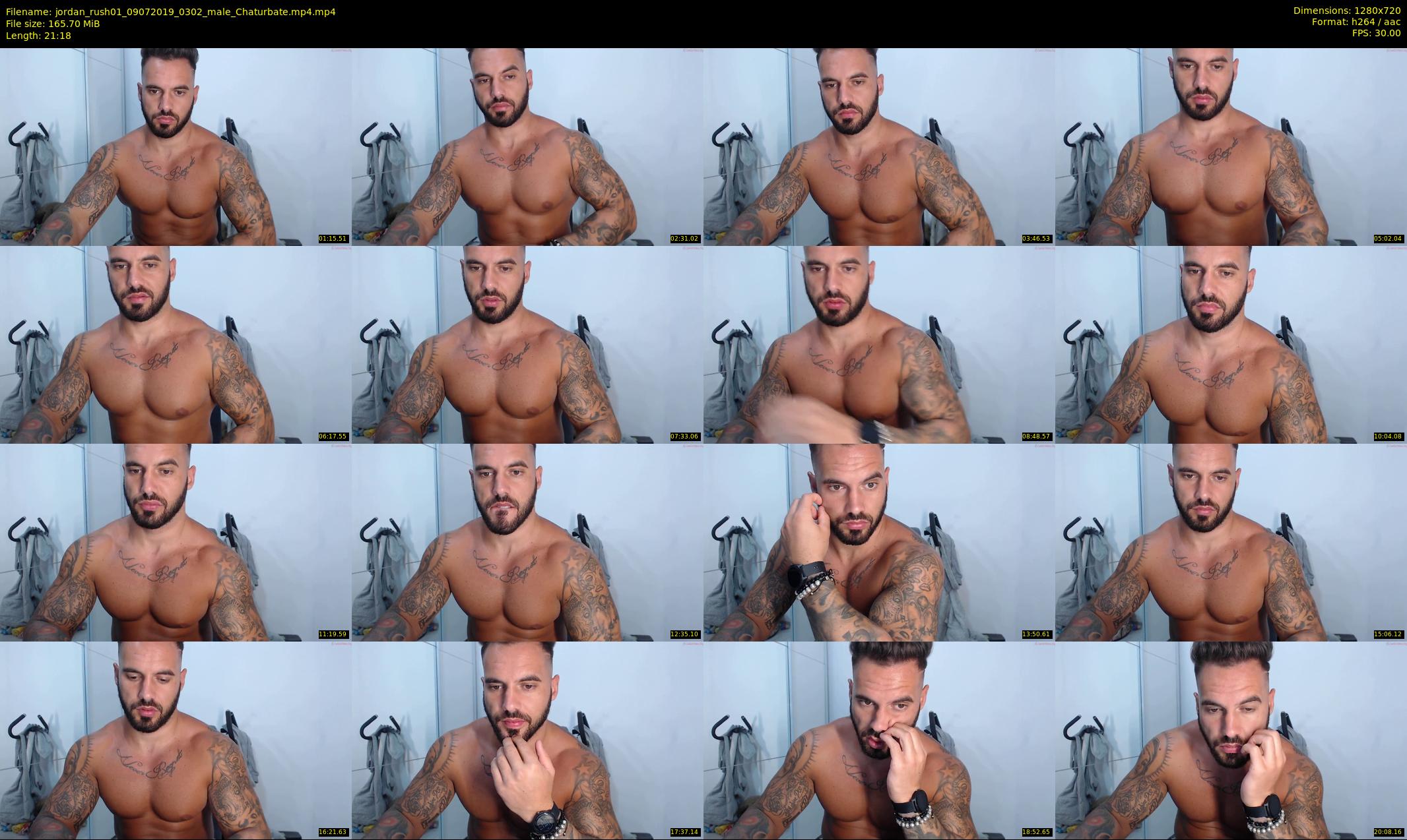jordan_rush01 — 22 minute Chaturbate male cam show recording, 720p, Jul 9, 2019